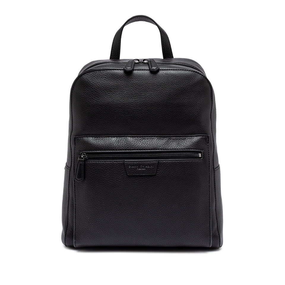 Gianni Chiarini Leather Backpack In Black