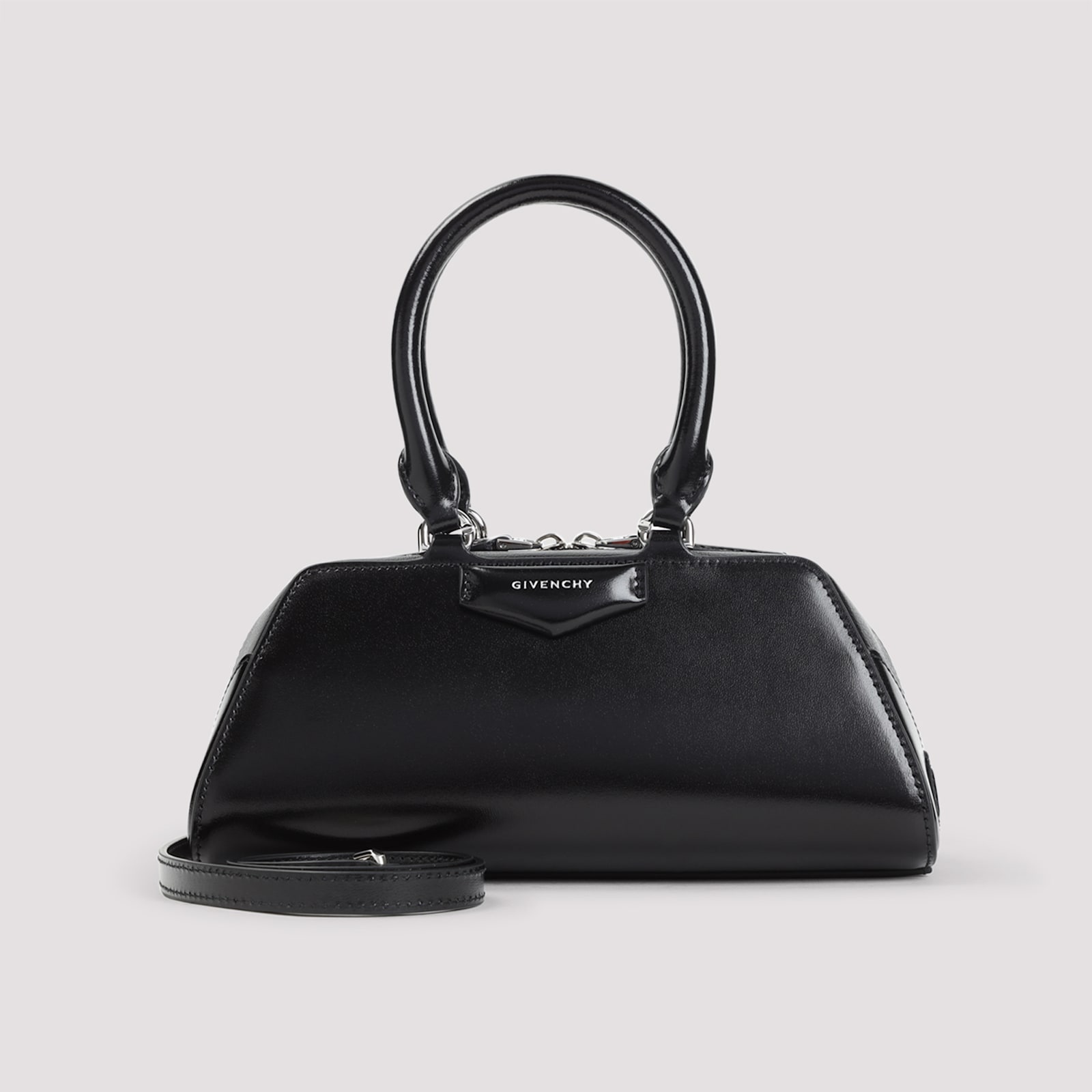 Givenchy Antigona East-west Small Handbag In Black