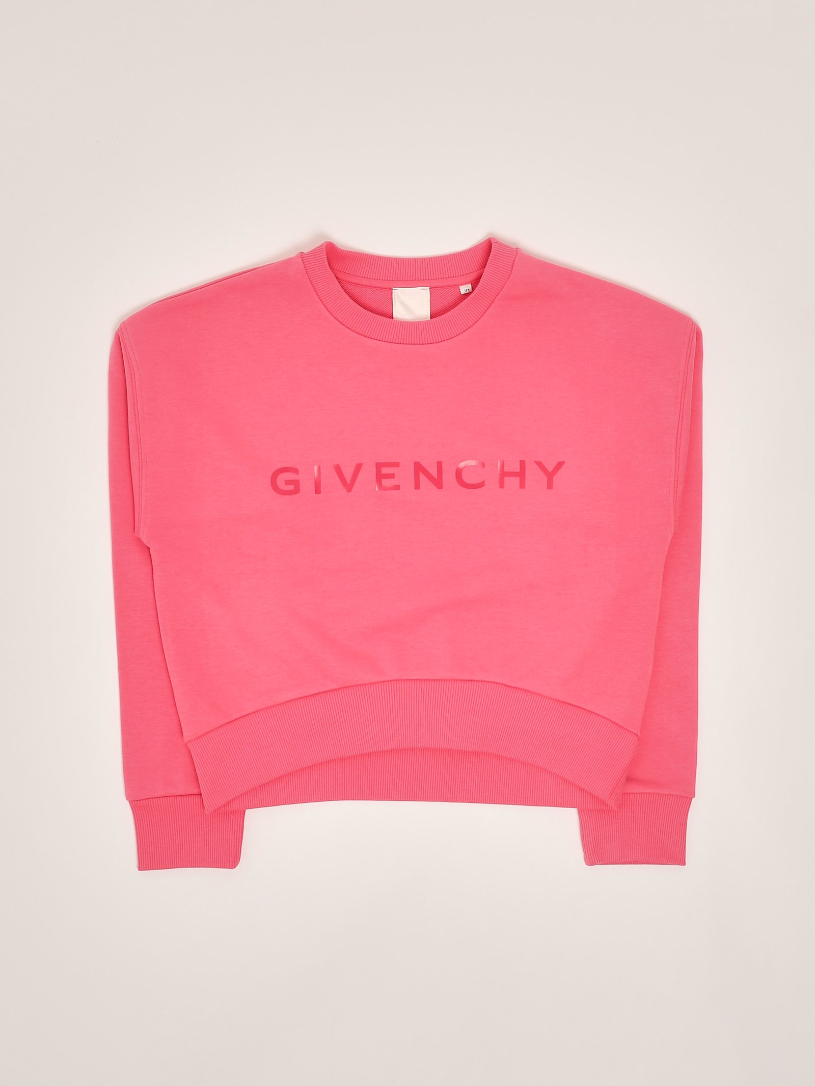 Givenchy Sweatshirt With Print In Lampone