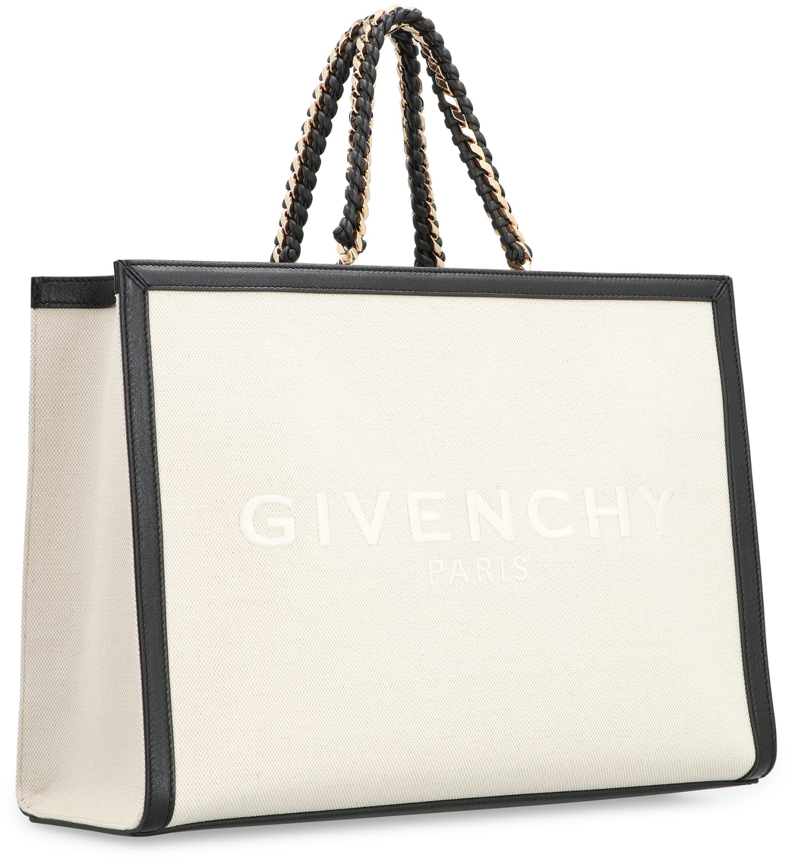 Shop Givenchy G Canvas Tote Bag In Beige