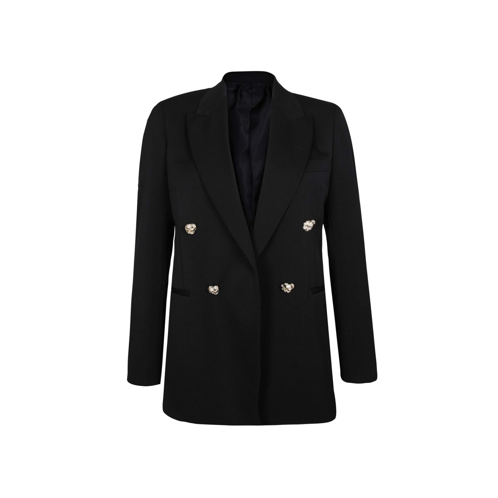 Shop Lanvin Wool Blazer In Black