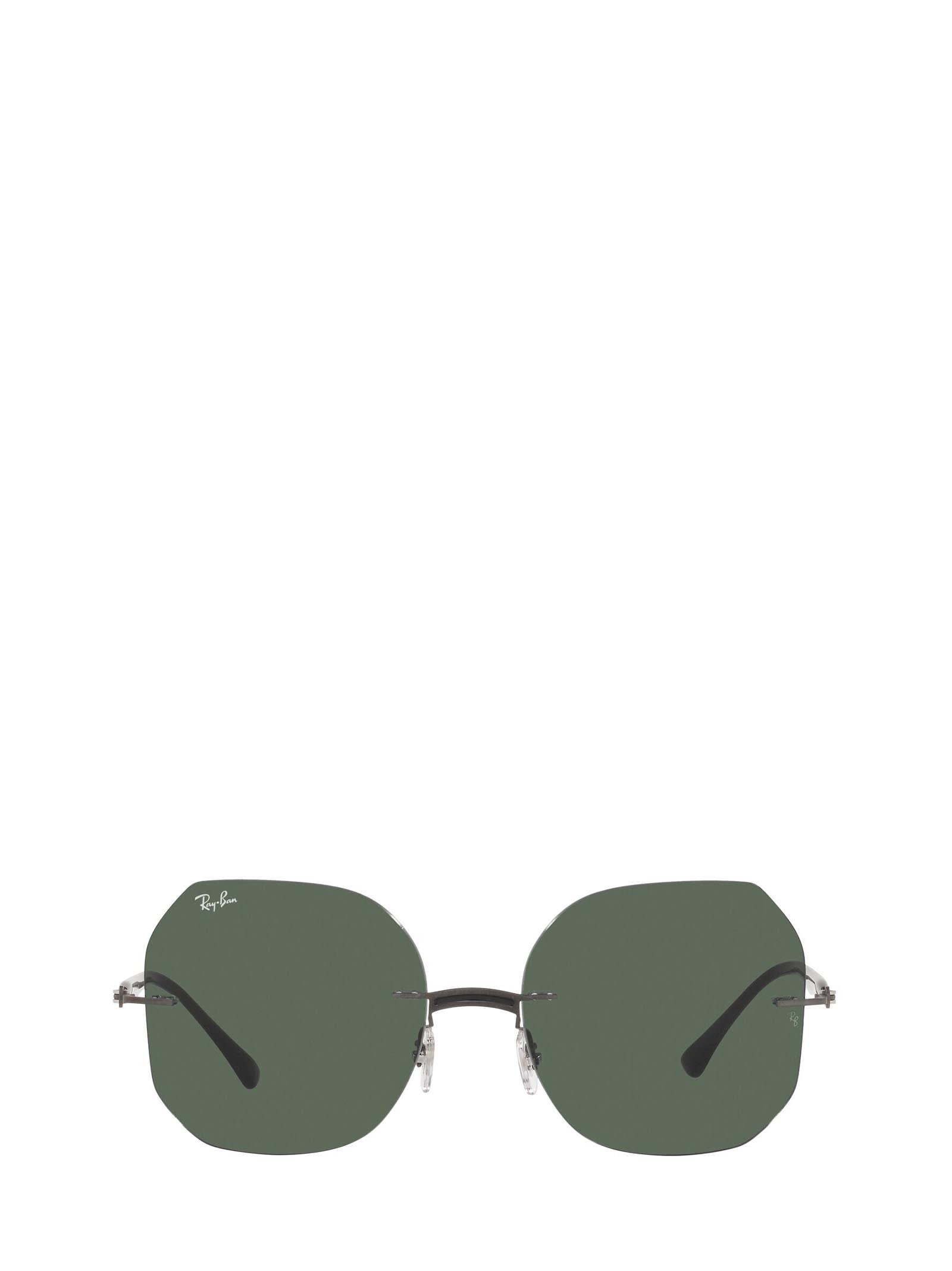 Ray-Ban Ray-ban Rb8067 Black On Sanding Gunmetal Sunglasses