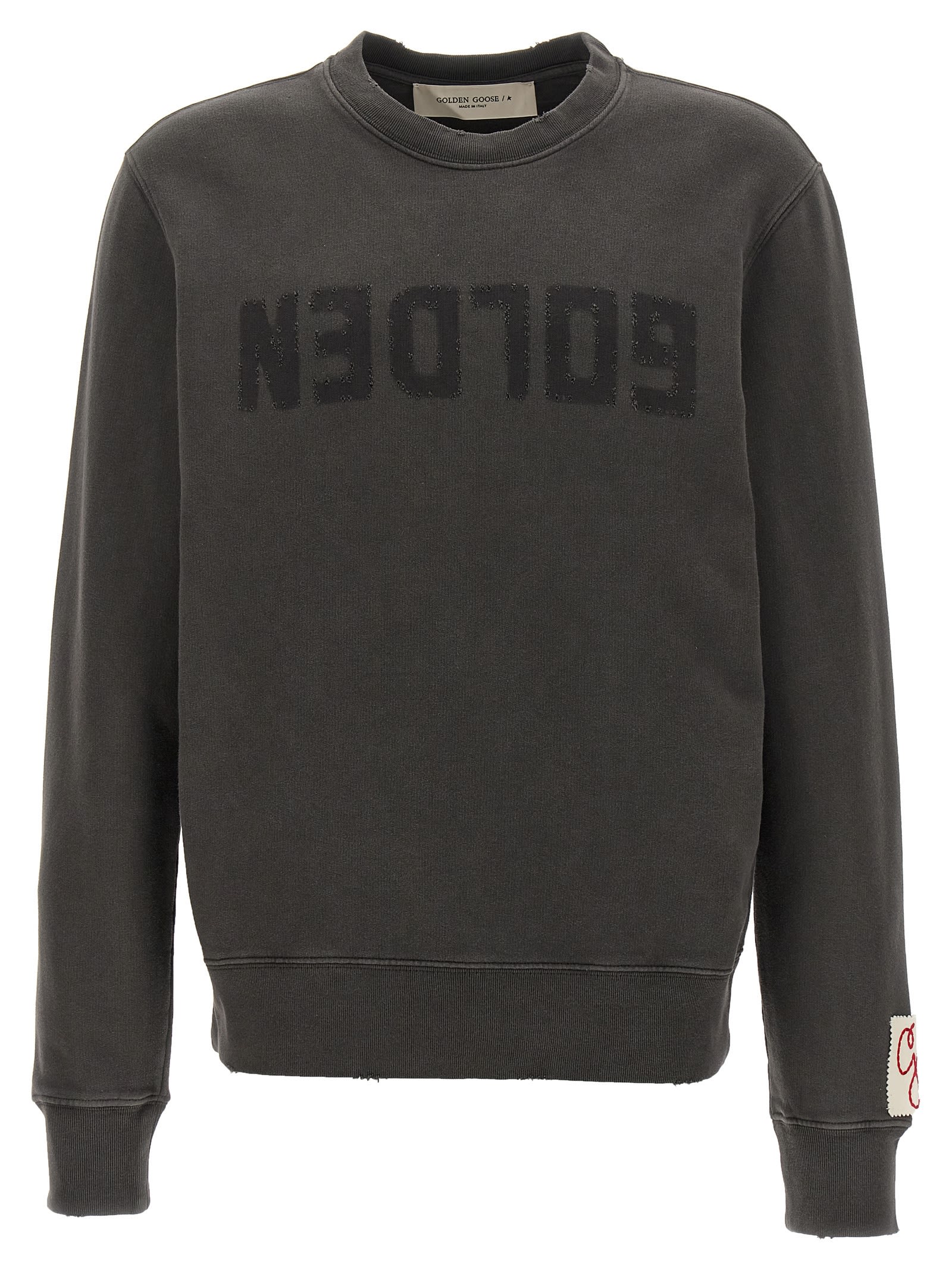 Shop Golden Goose Archibald Sweatshirt In Gray