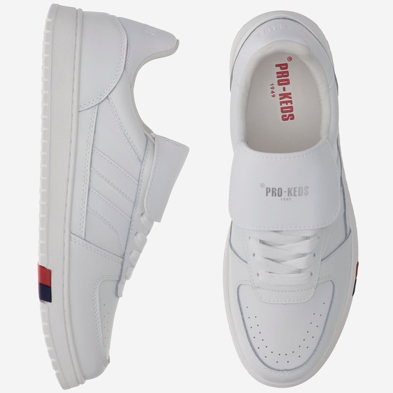 Pro-keds Field King Leather Sneakers In White