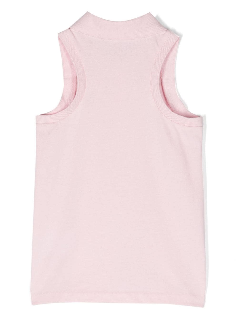 Shop Ralph Lauren Pink Sleeveless Polo With Pony