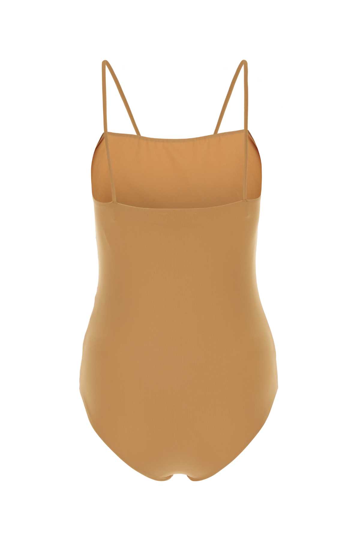 Shop Jil Sander Skin Pink Stretch Nylon Body In Almond