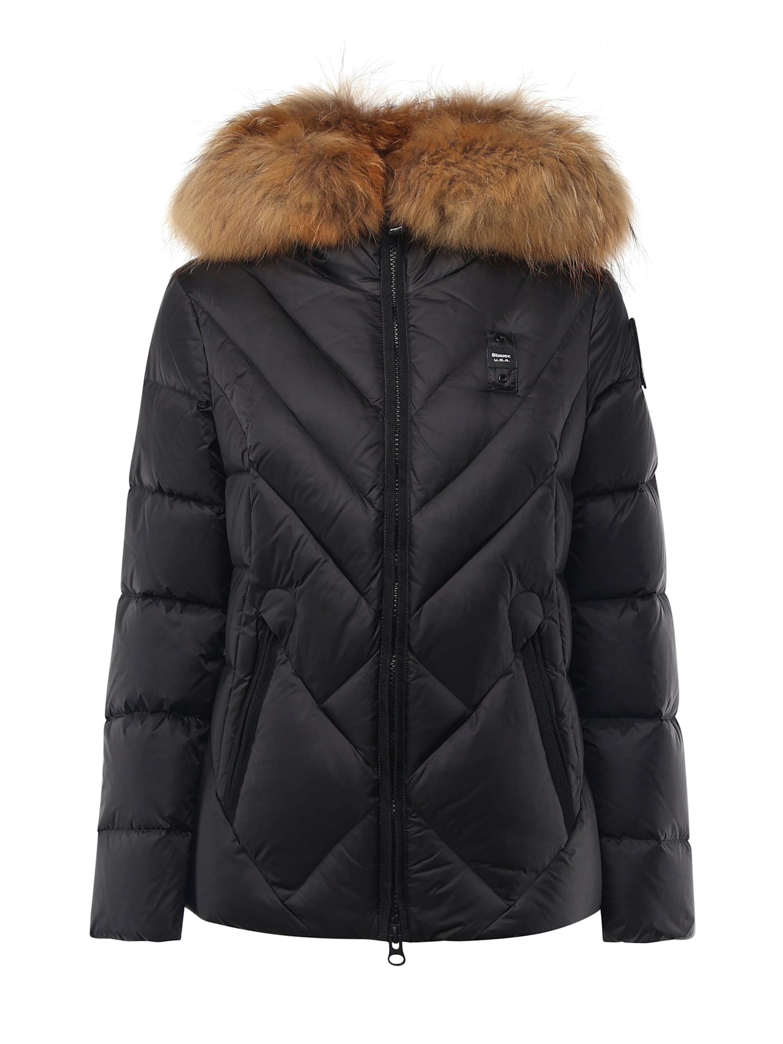 Geometric Pattern Down Jacket Alicia