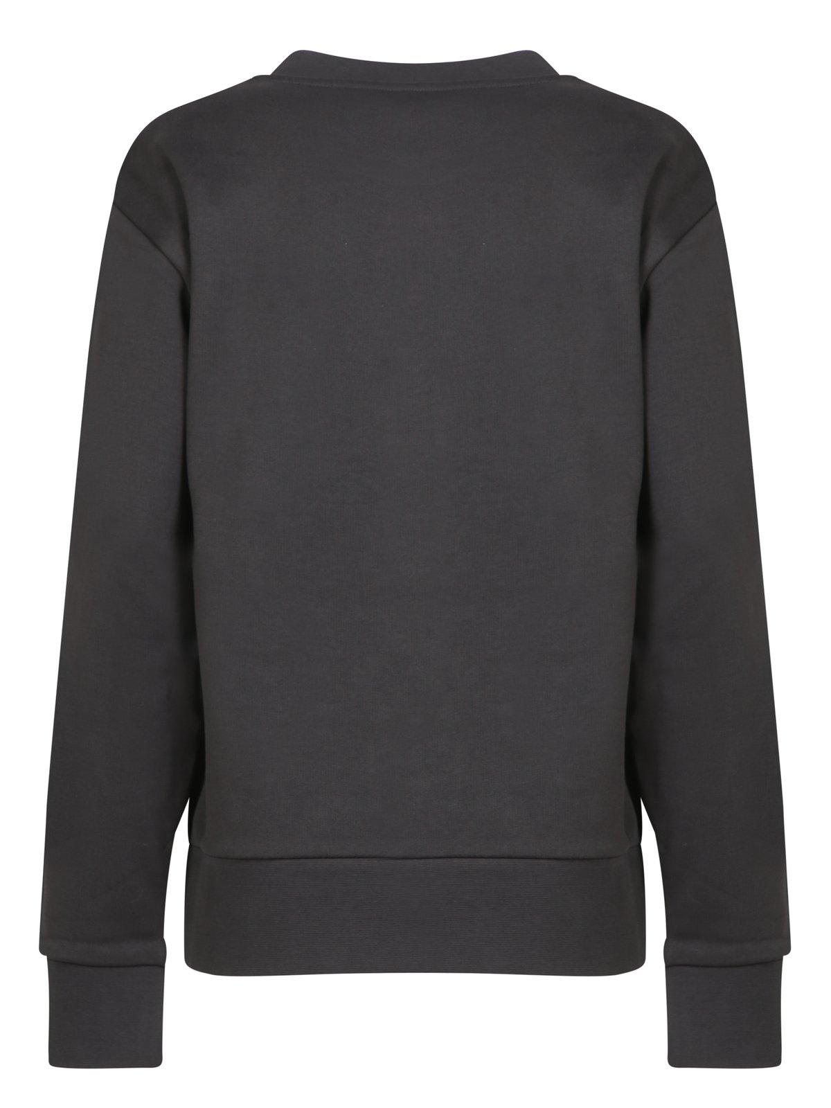 MONCLER LOGO EMBELLISHED CREWNECK SWEATSHIRT 