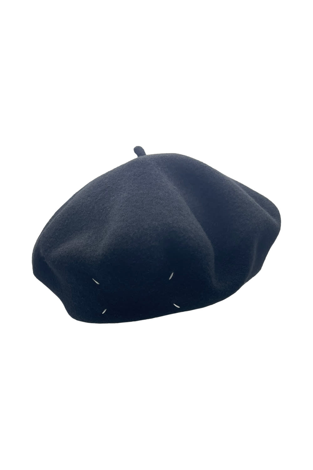 Shop Maison Margiela Felted Hat In Black