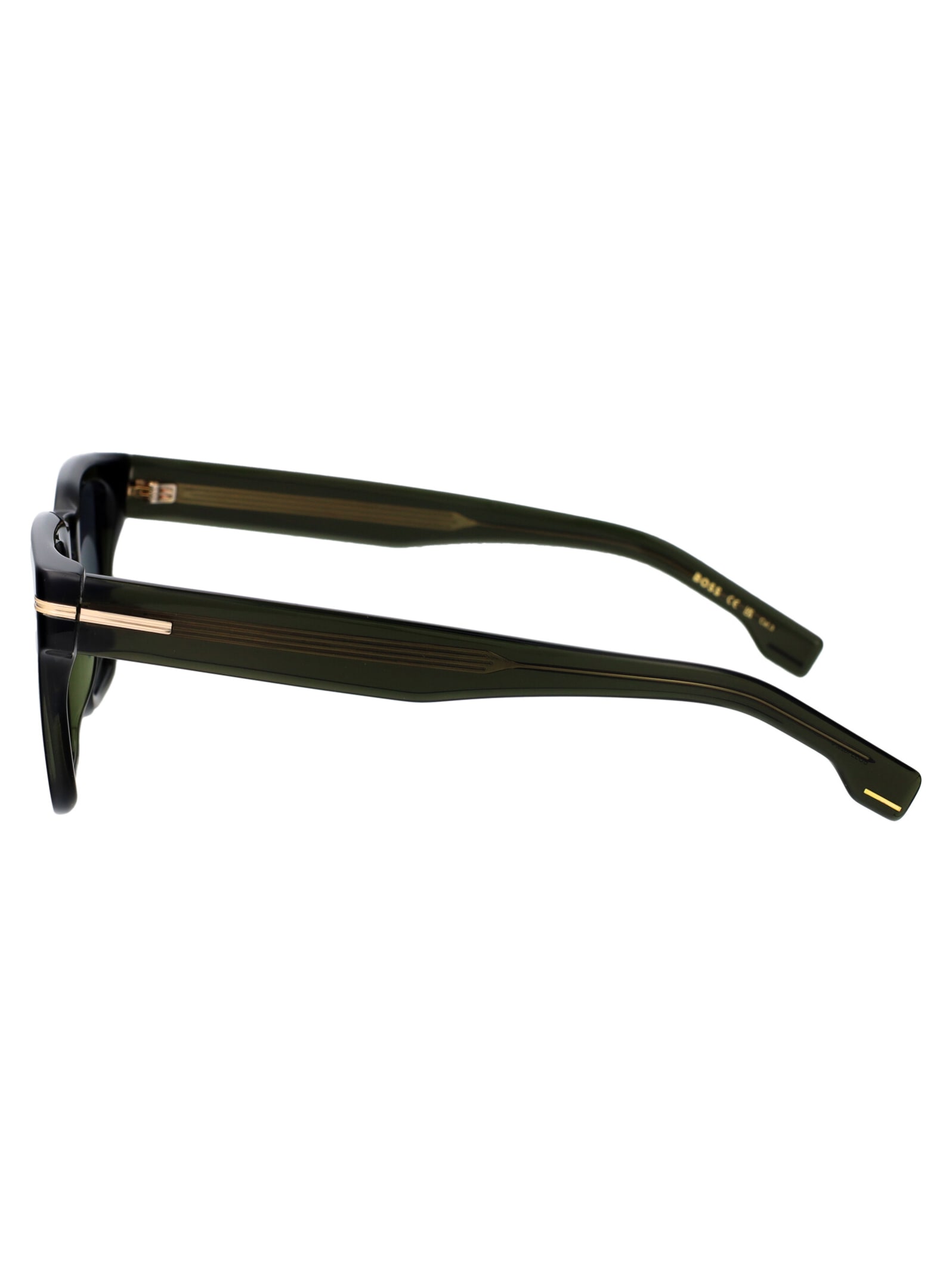 Shop Hugo Boss Boss 1625/s Sunglasses In 1edir Green