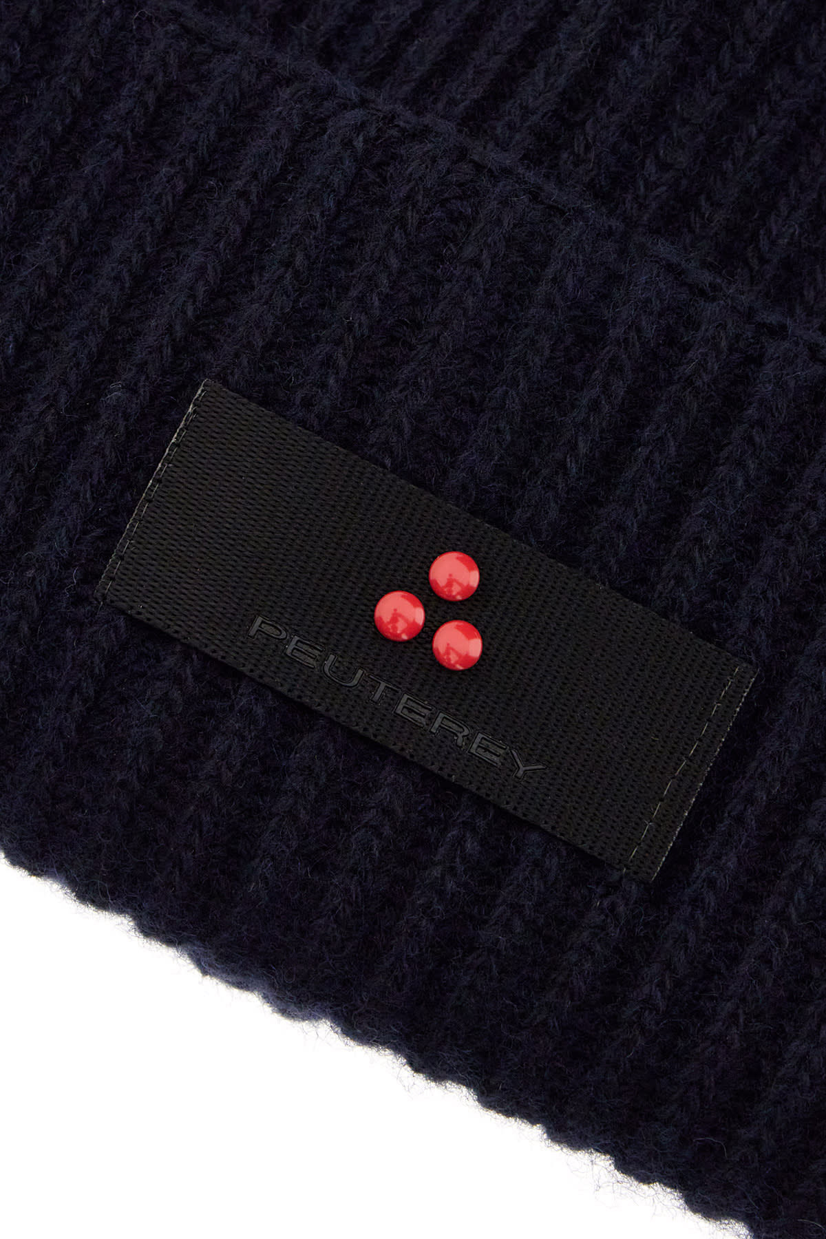 Peuterey Midnight Blue Nylon Blend Beanie Hat In Blue