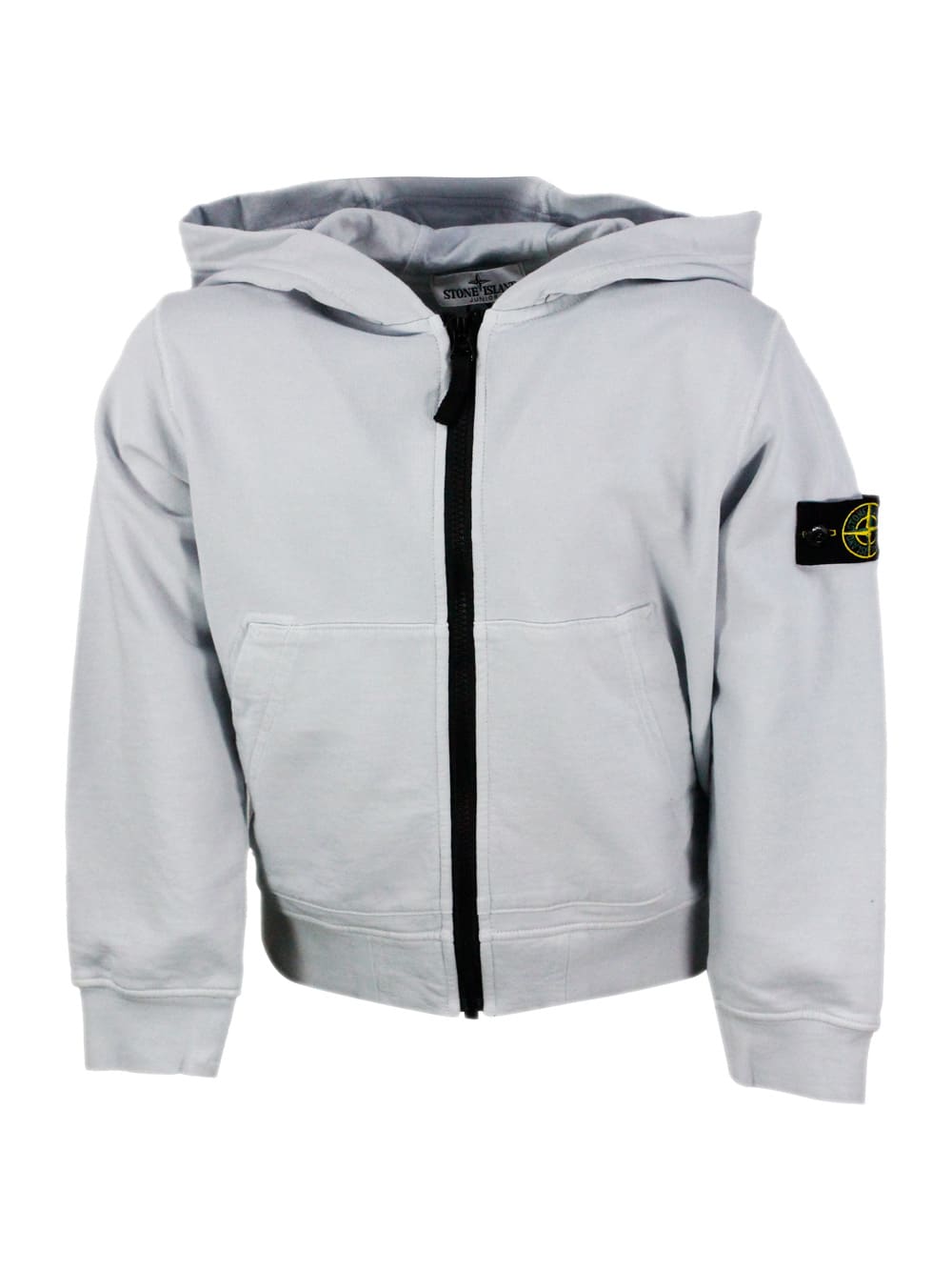 Stone Island Sweater  Junior Kids Color Grey In Blue