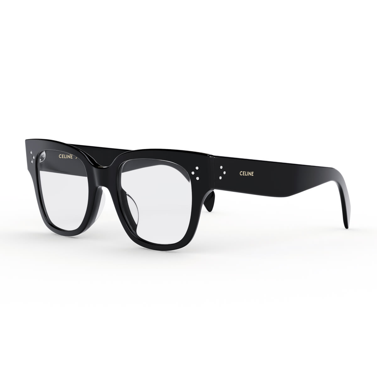 CELINE CELINE CL50110U CELINE 3 DOTS HD 001 BLACK GLASSES 