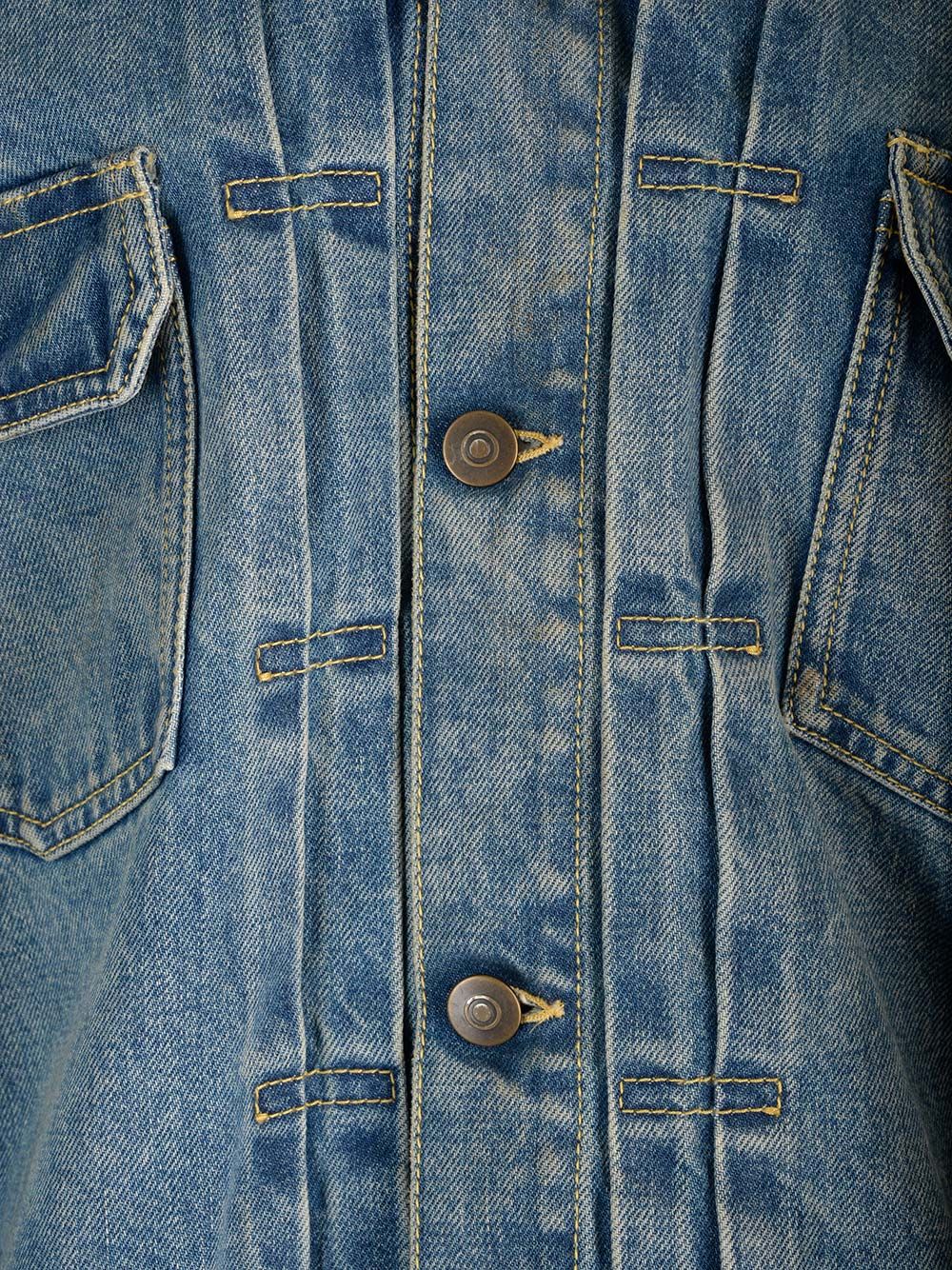 Shop Maison Margiela Denim Jacket In Blue