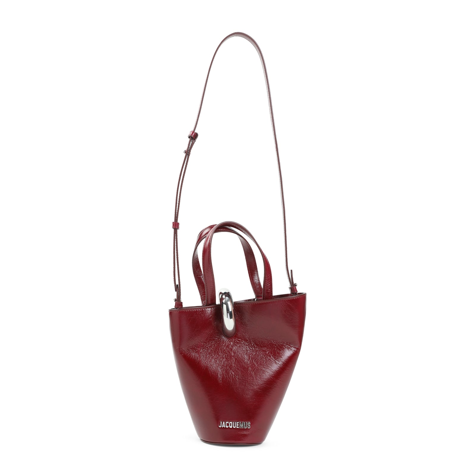 Jacquemus Le Petit Bambola Bag Handbags Bordeaux In Burgundy