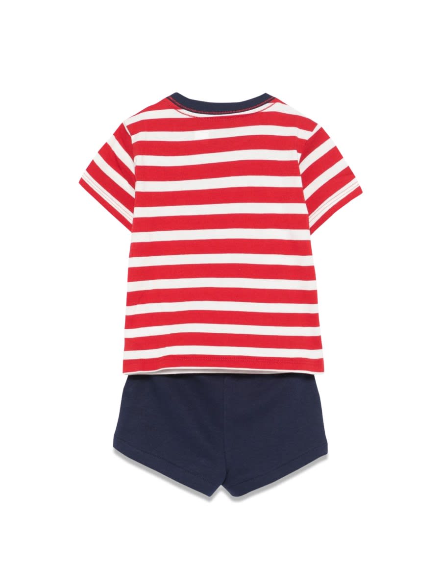 Polo Ralph Lauren T-shirt And Shorts Set In Red