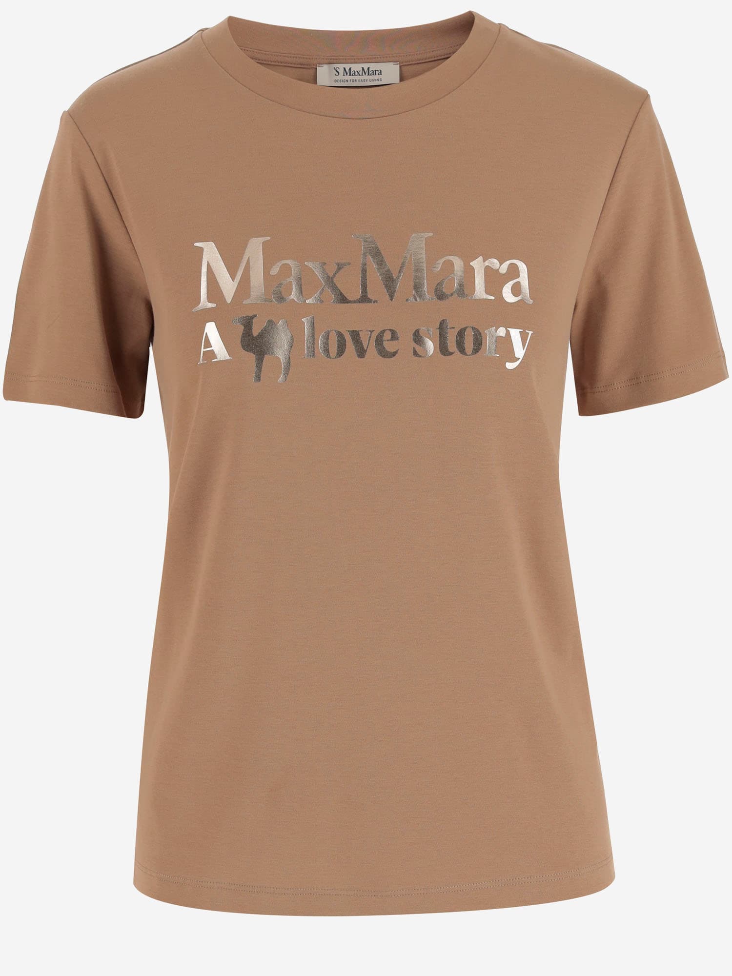 'S Max Mara Cotton T-shirt With Logo