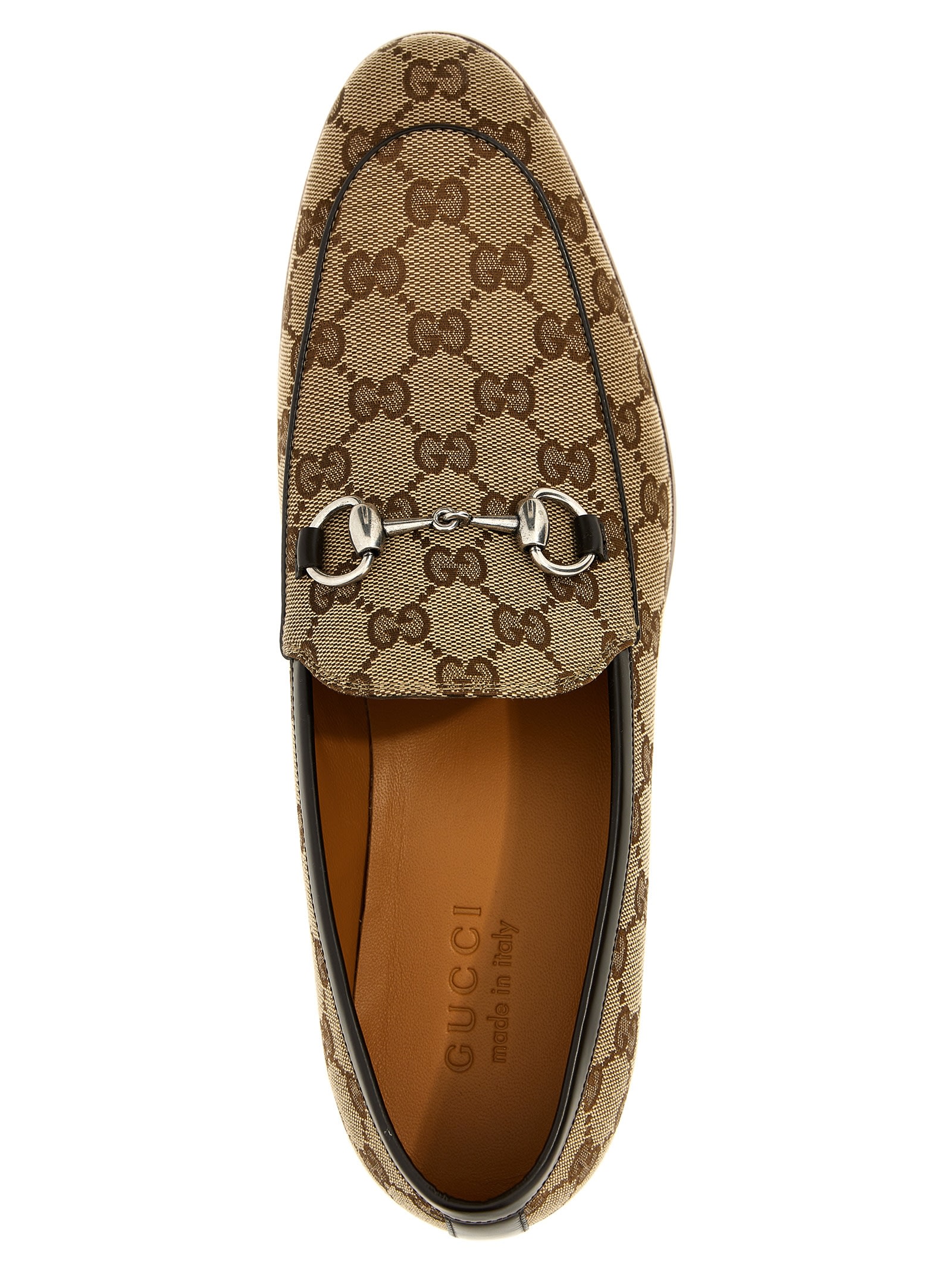 Shop Gucci Moccasini Morsetto In Brown