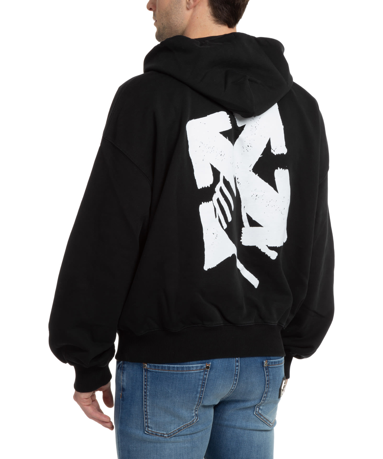Off-White Cotton Hoodie
