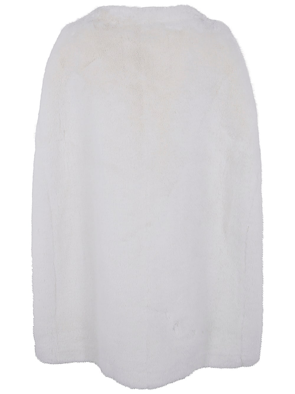 Shop Valentini 1972 Eco Mink Fur In Off White