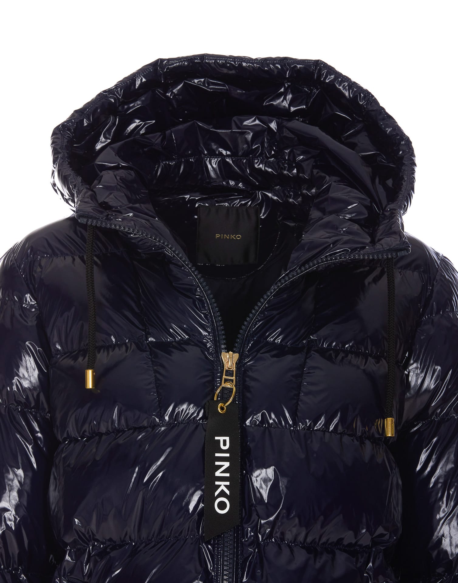 Shop Pinko Eleodoro Down Jacket  In Blue