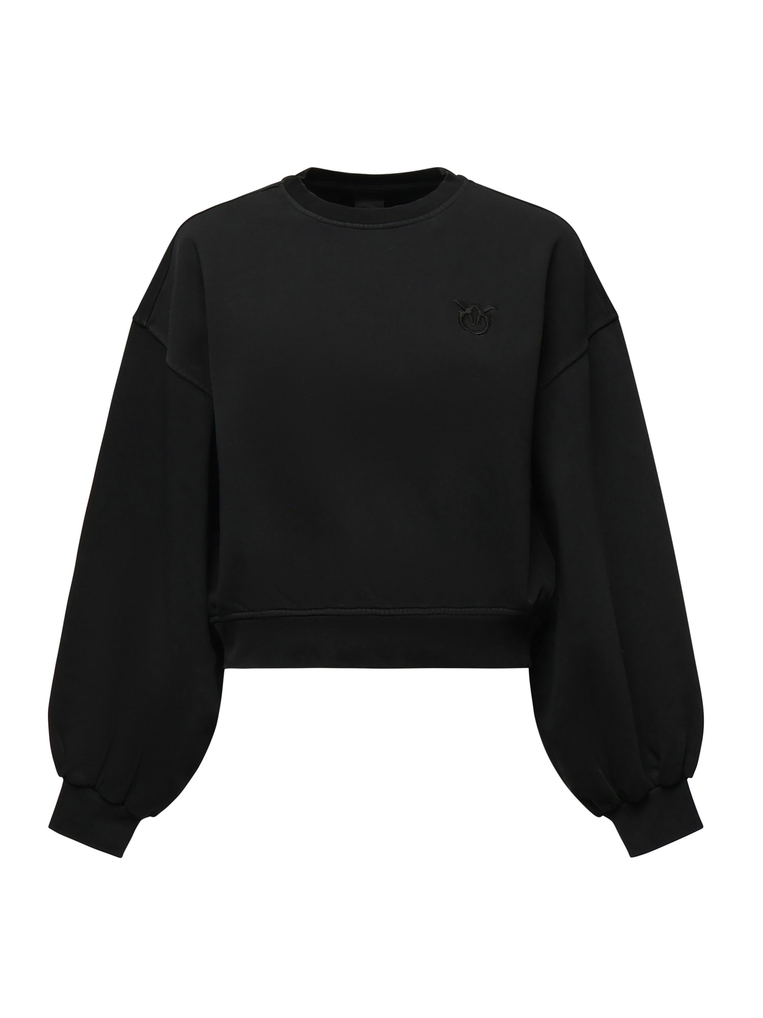Cropped Sweatshirt With Logo
