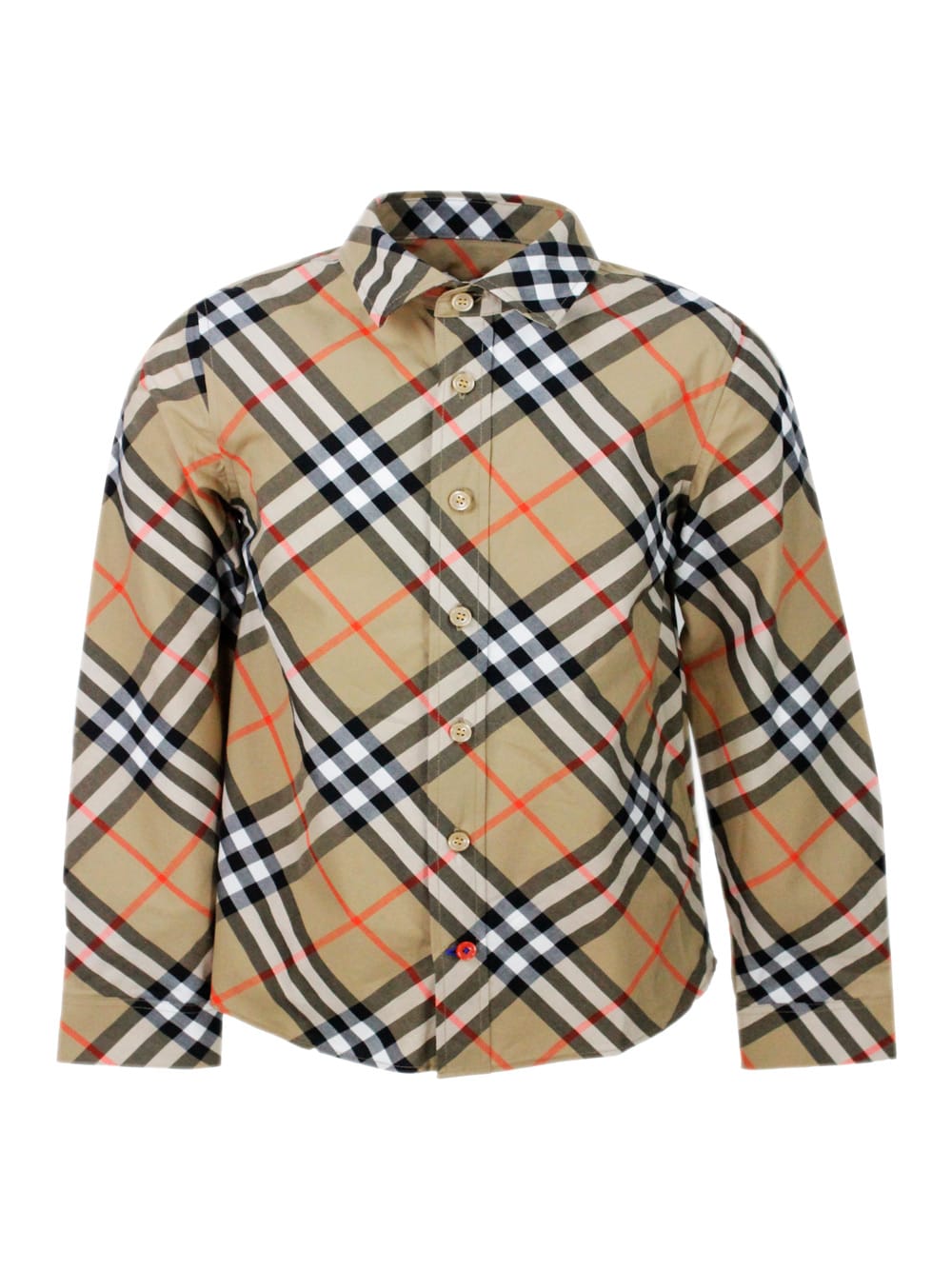Burberry Shirt In Grey