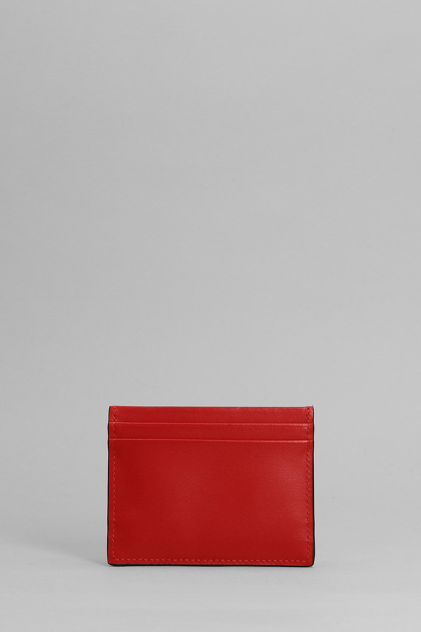 Shop Christian Louboutin Wallet In Red Leather