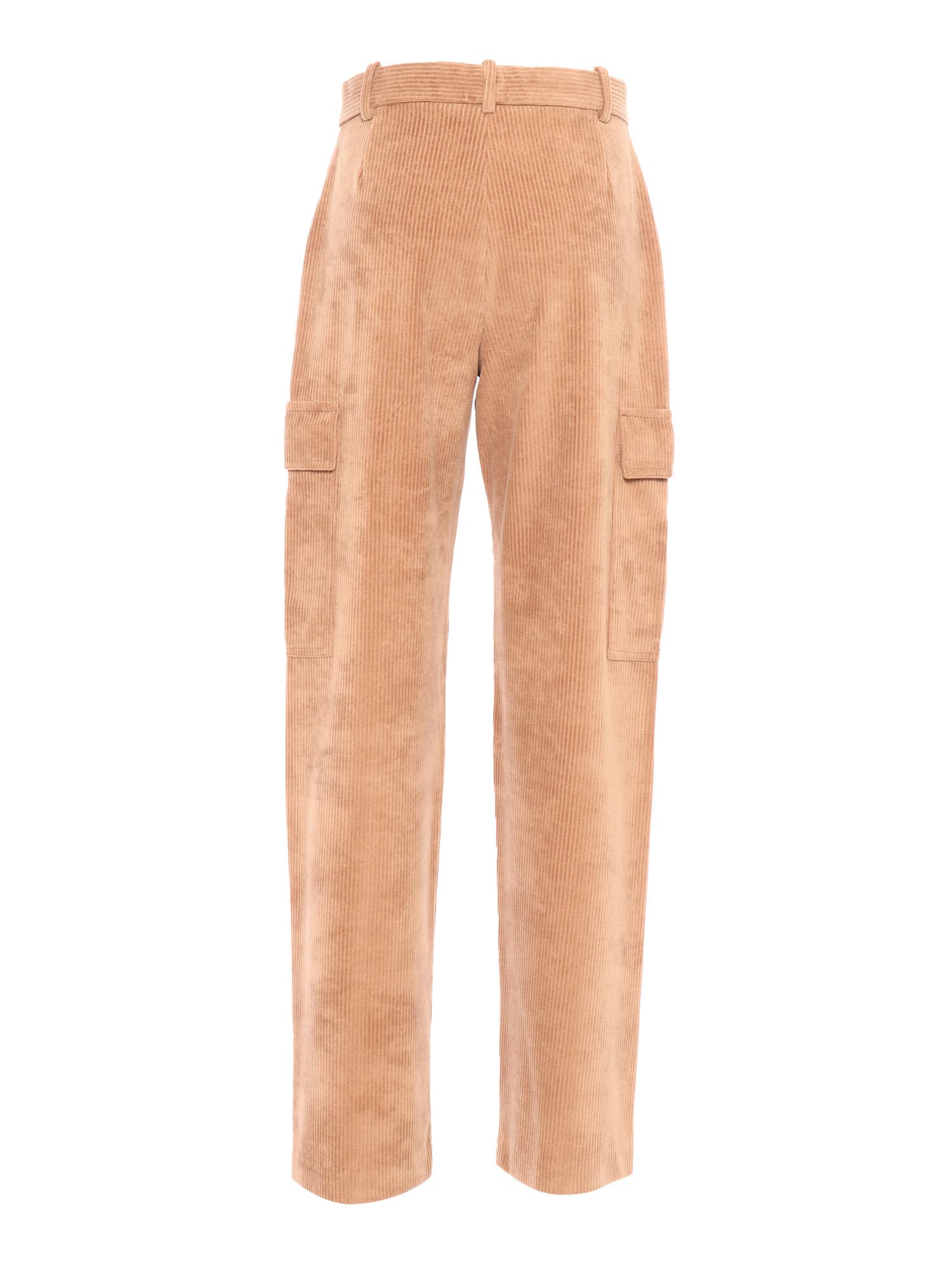 Shop Circolo 1901 Corduroy Carpenter Pants In Brown