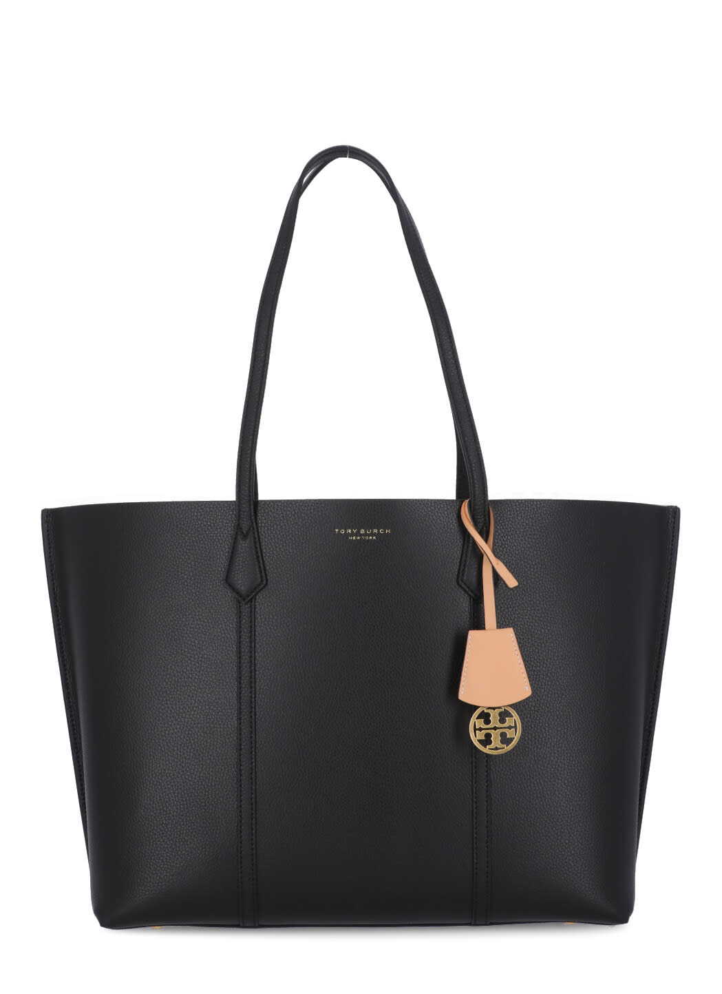 Tory Burch Perry Triple Tote Shopping Bag In Black