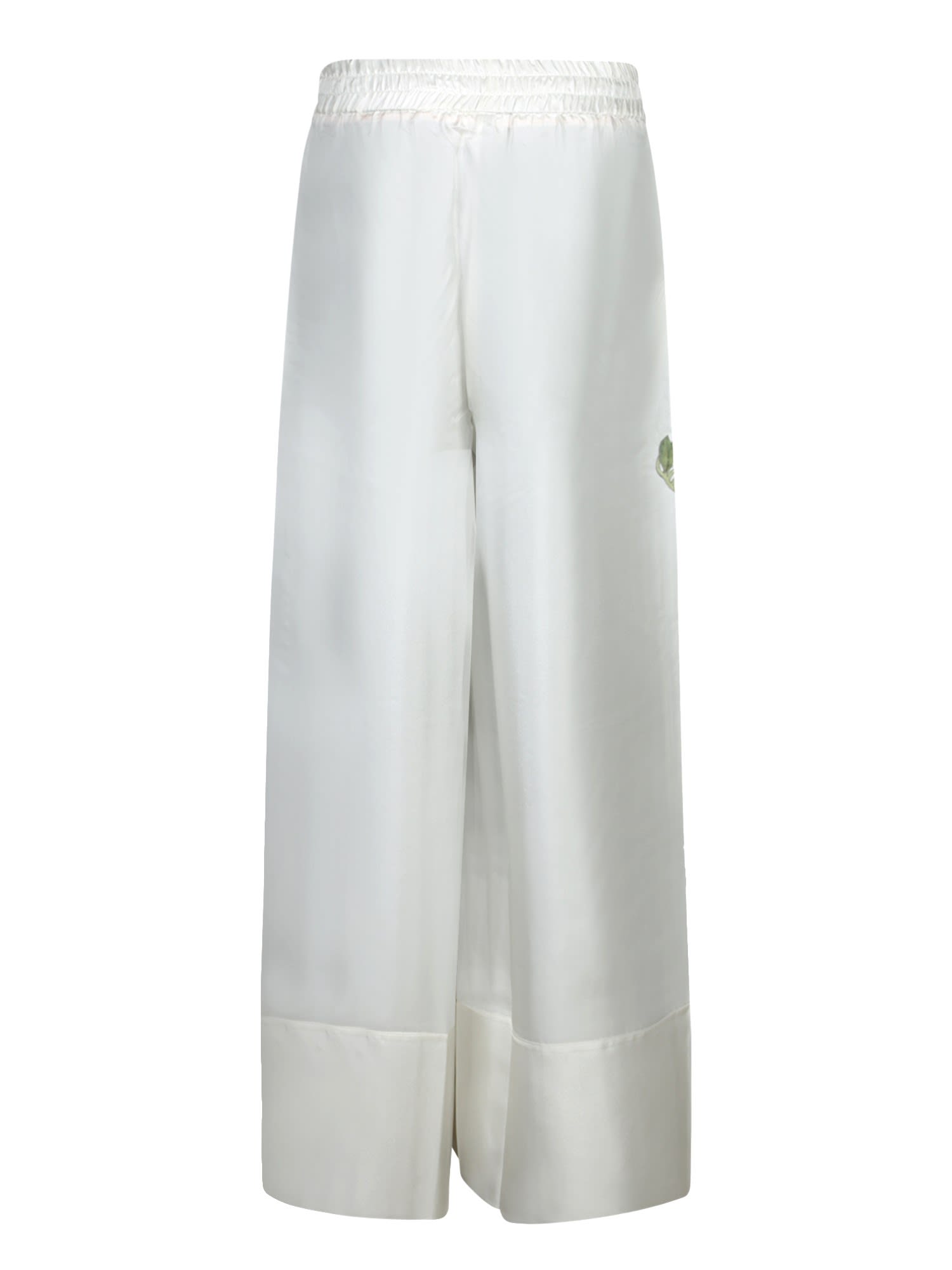 Shop Pierre-louis Mascia Floral White Trousers