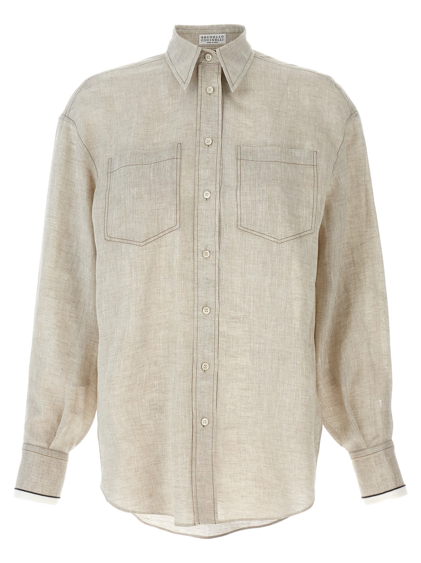 BRUNELLO CUCINELLI LINEN SHIRT