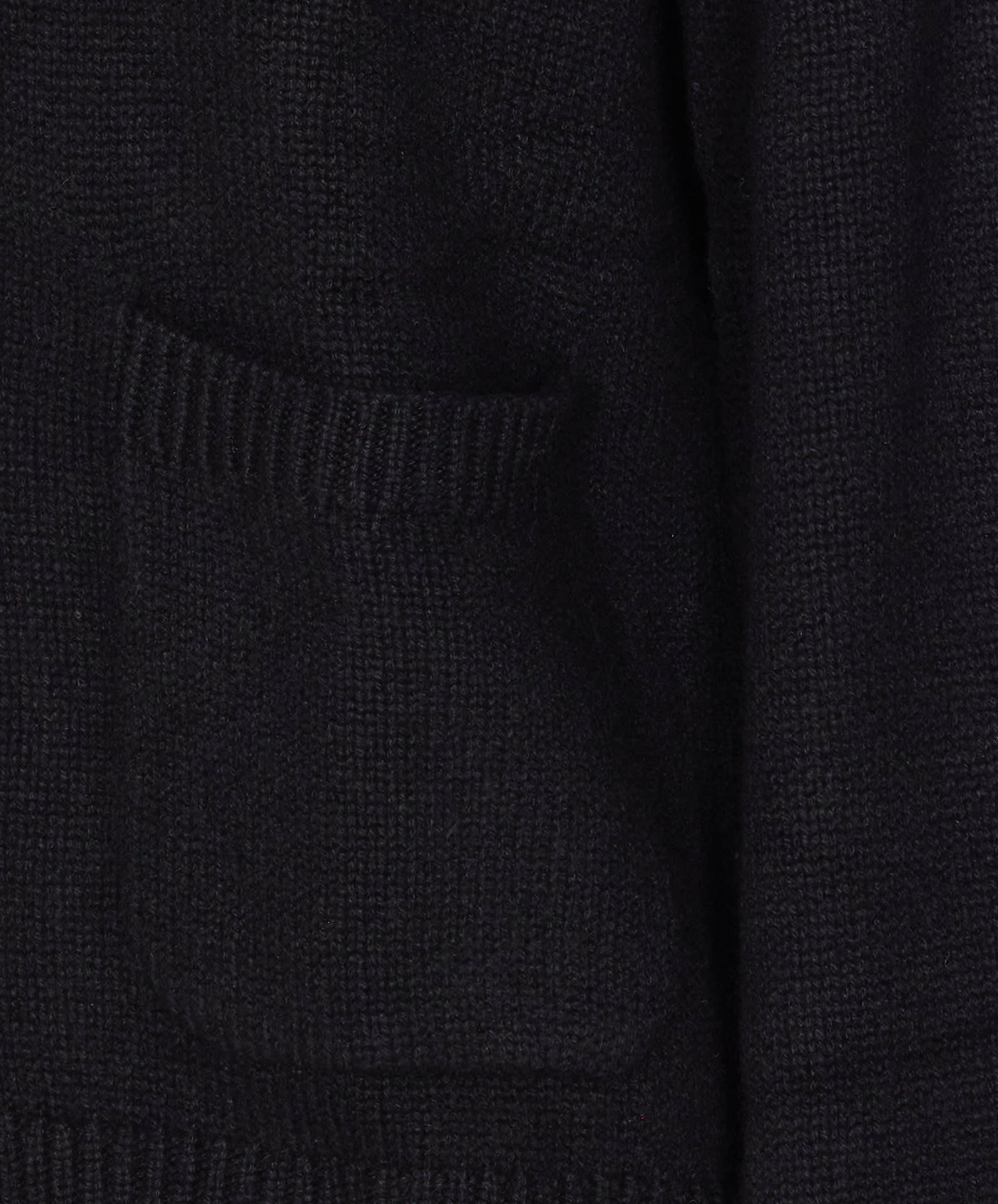 Lisa Yang Knitted Cashmere Cardigan With V-neck And Button Closure In Black