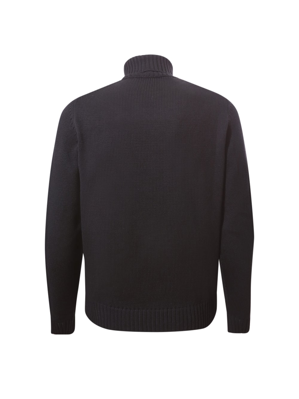 Shop Zanone Turtlenck In Black