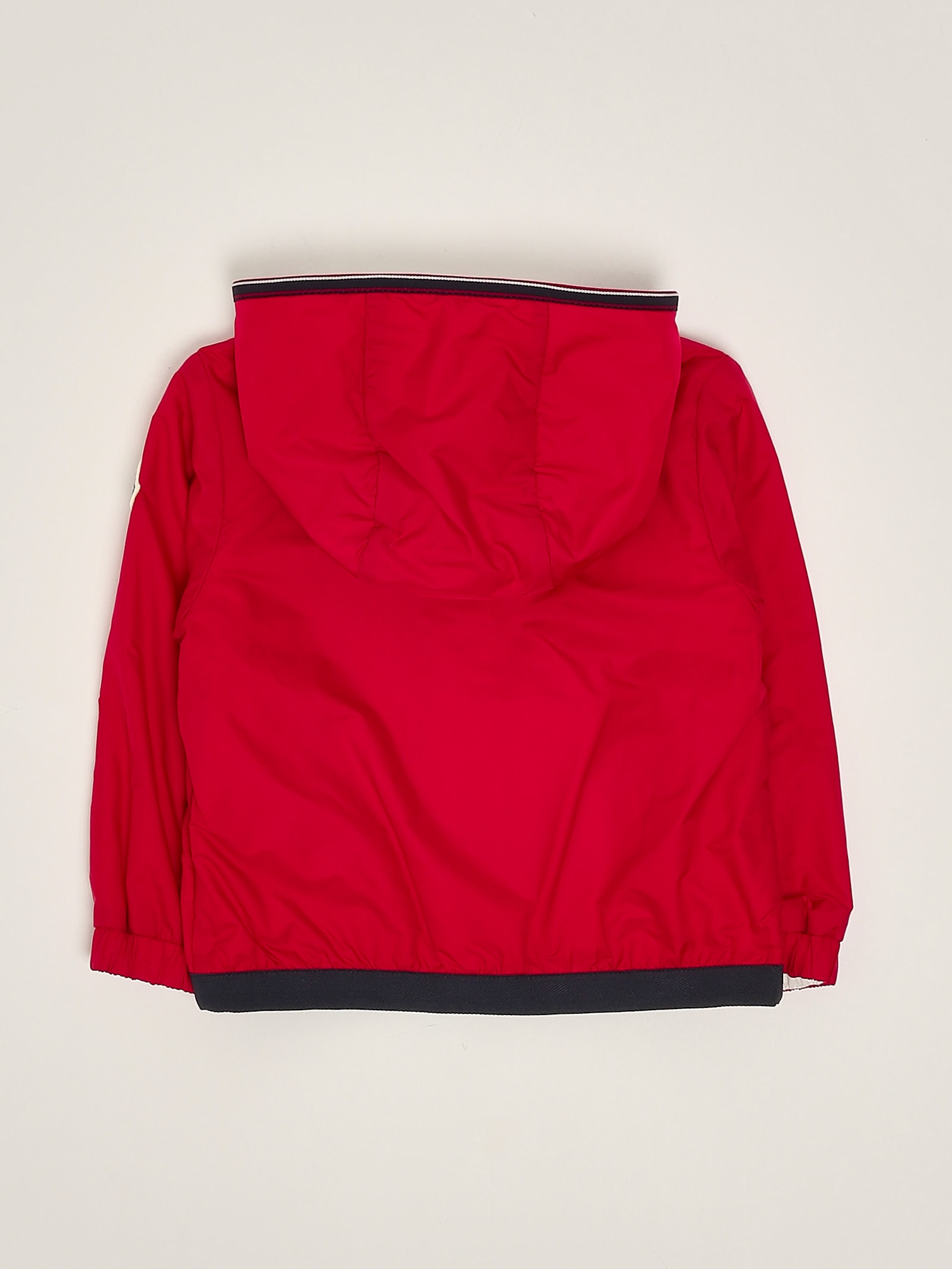 Moncler Kid - Anton Hooded Rain Jacket In Red