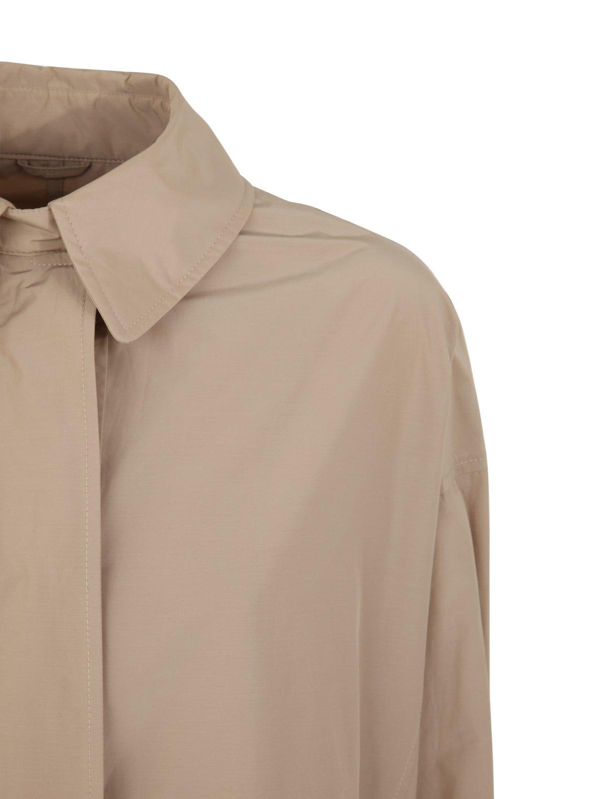 Shop Brunello Cucinelli Long Sleeved Coat