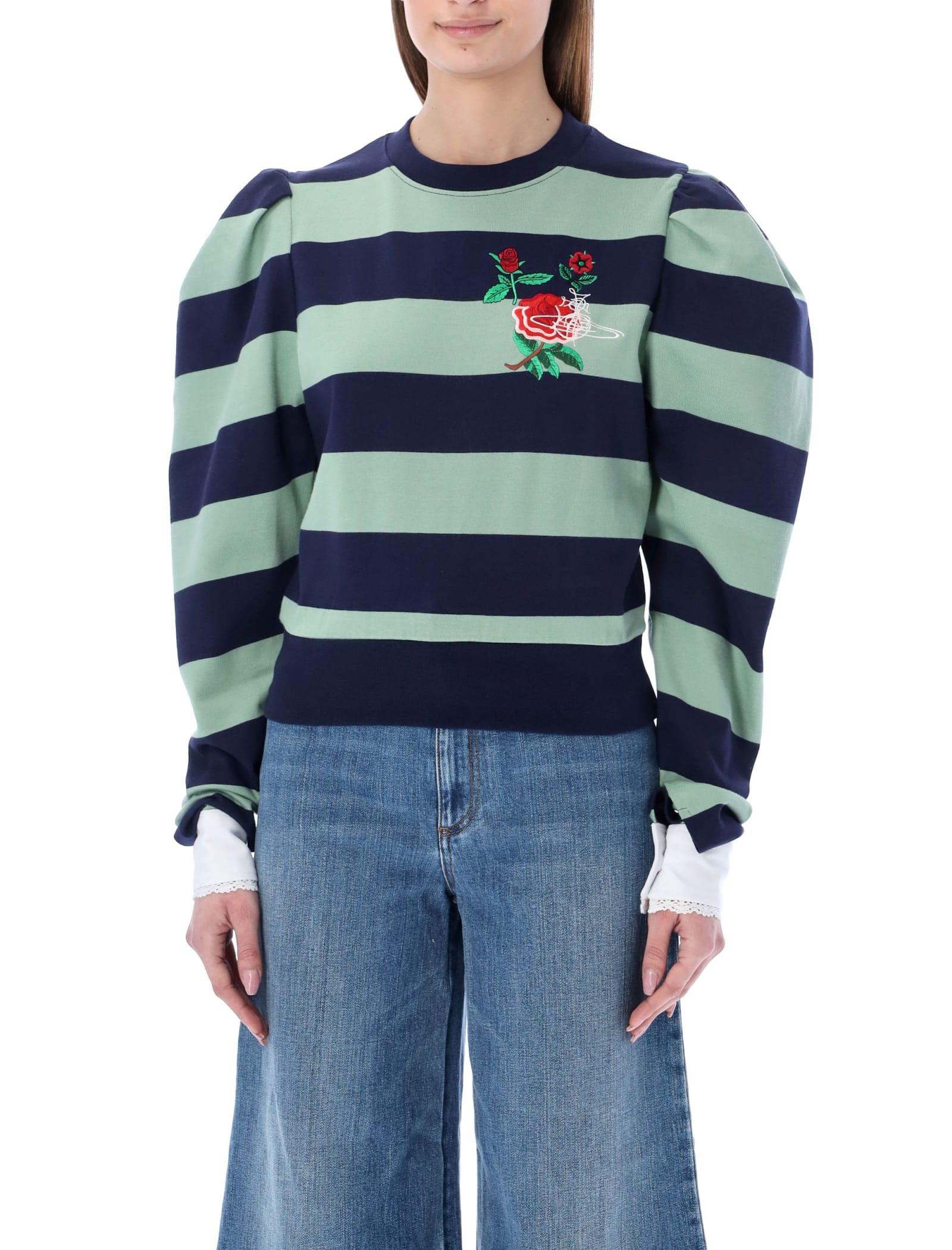 Vivienne Westwood Anglomania Aramis Striped Sweatshirt