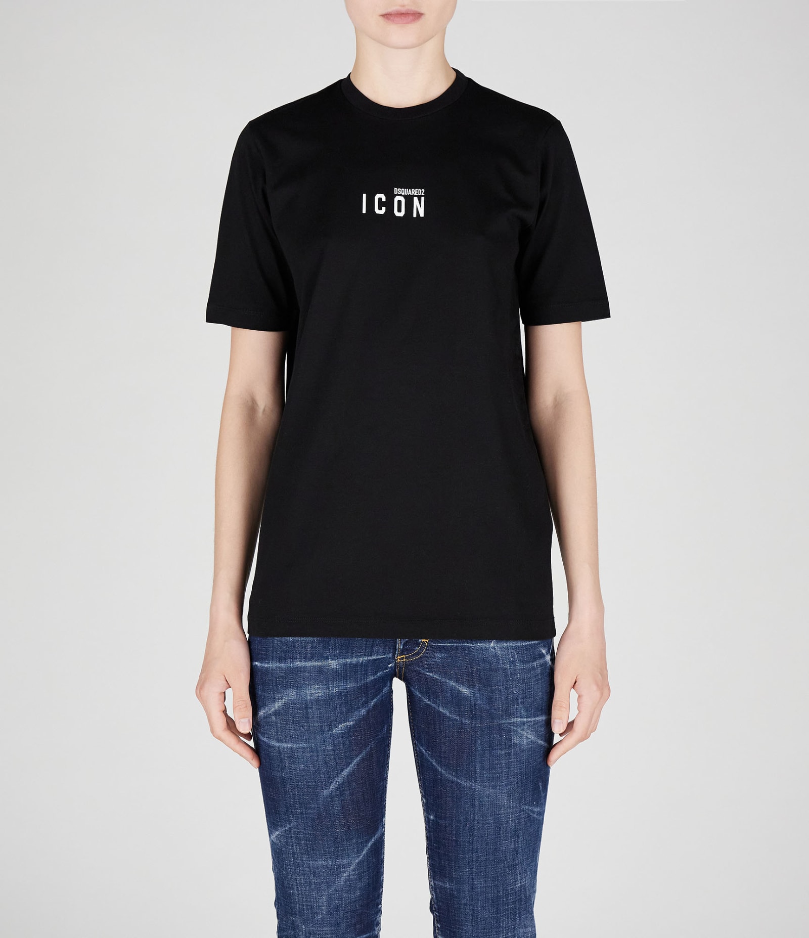 Shop Dsquared2 T-shirts In Black-white