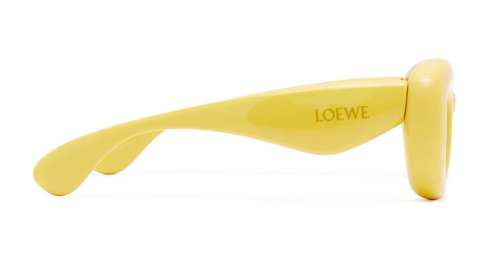 Shop Loewe Lw40117i - Yellow Sunglasses
