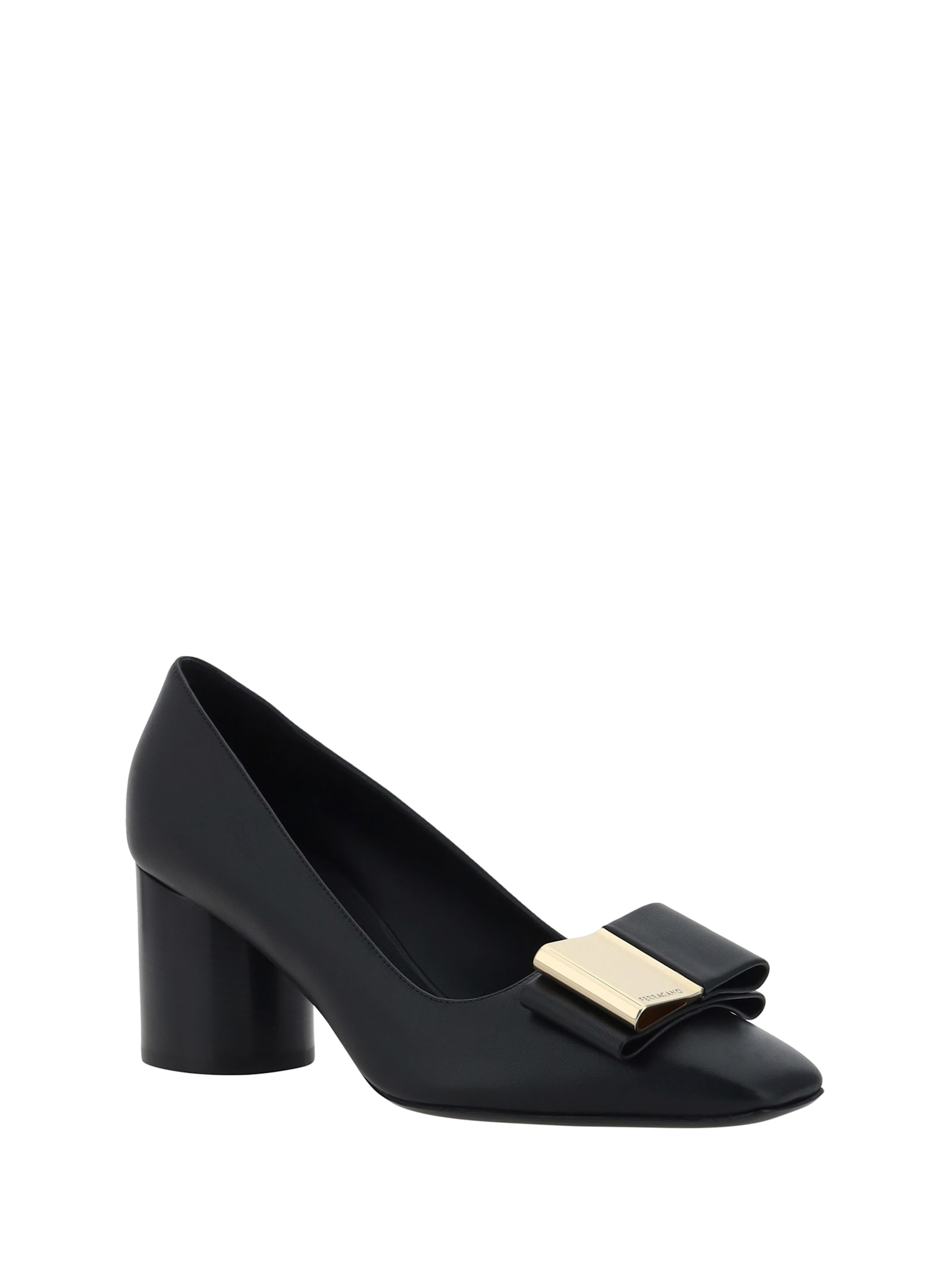 Shop Ferragamo Pumps In Black