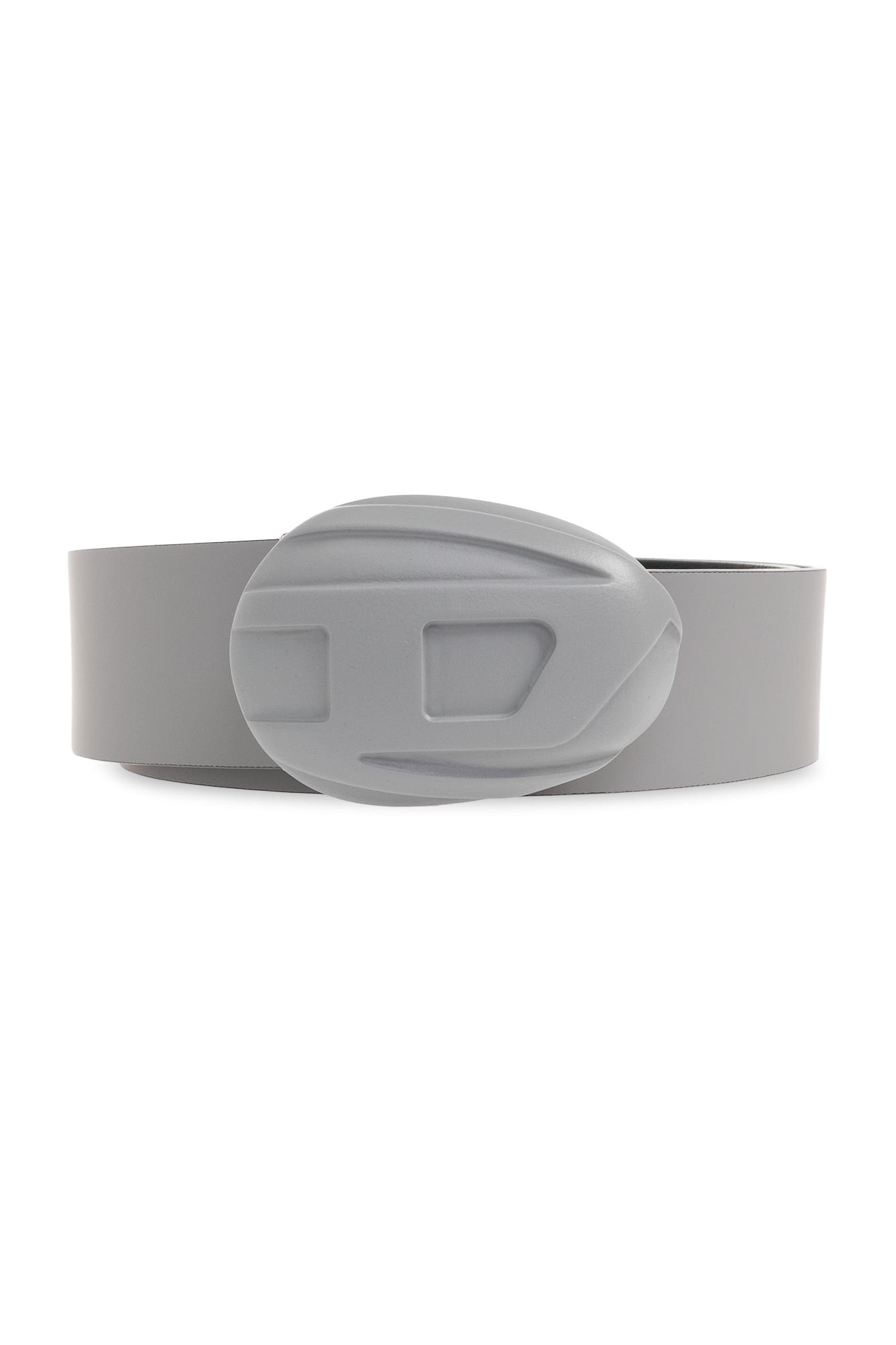 Shop Diesel 1dr-pod Belt In Grey