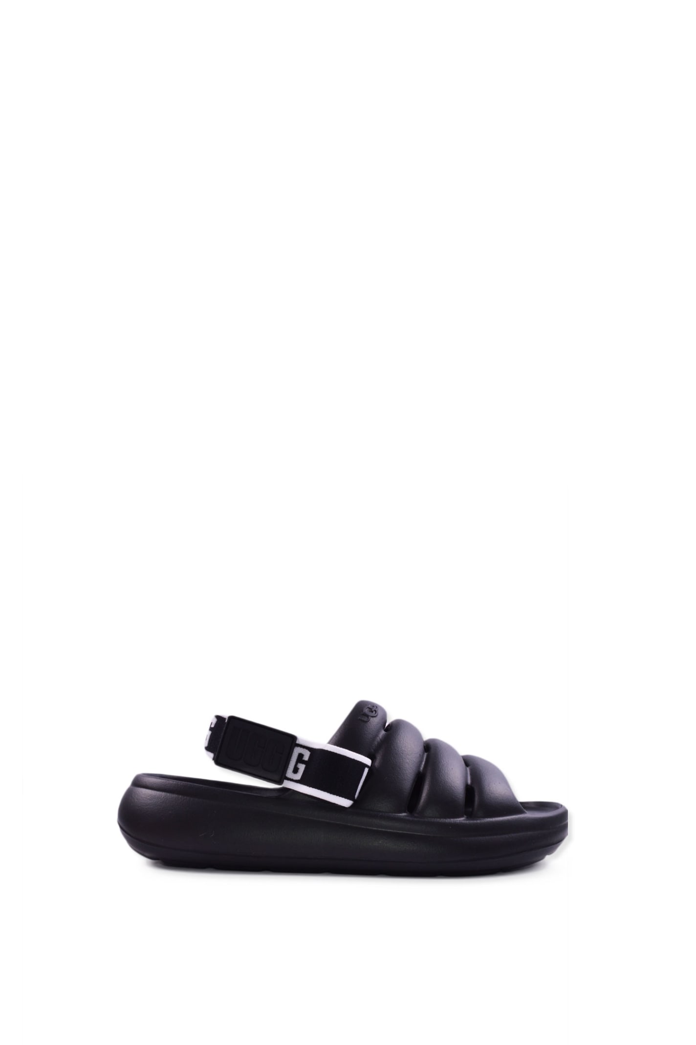 Ugg Kids' Sandals With Strap In Black