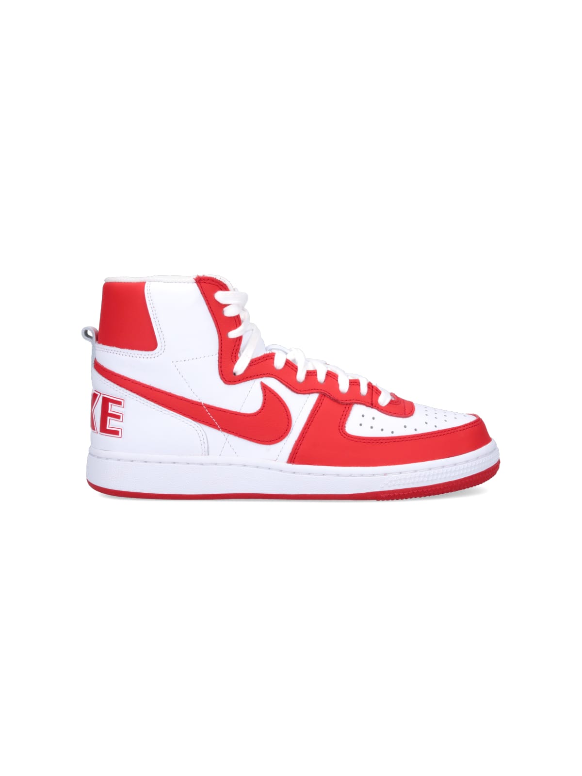 Shop Comme Des Garçons Homme Deux X Nike Sneakers Terminator High In Red