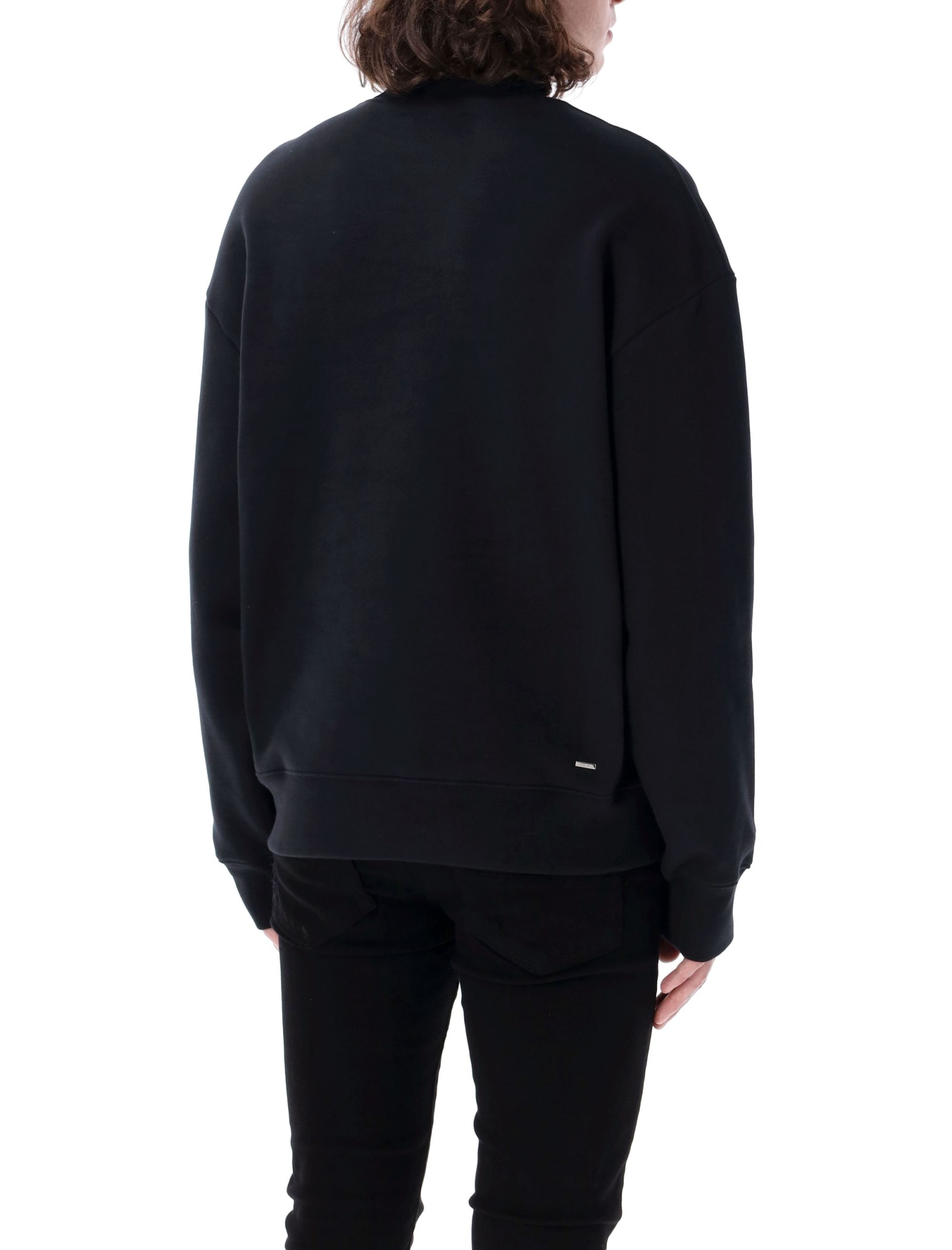 Shop Amiri Airbrush Crewneck In Black