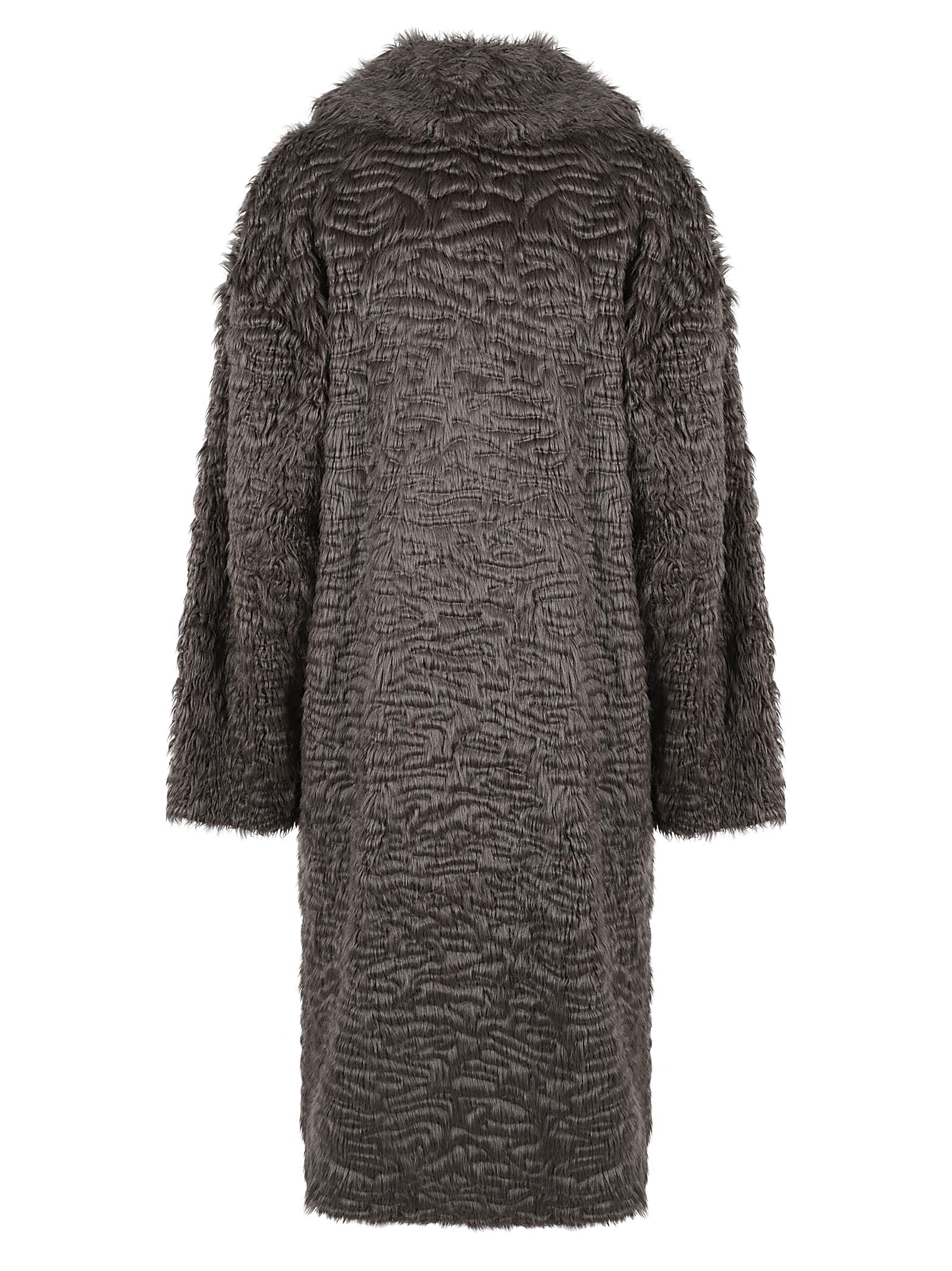 Shop Stand Studio Nicole Coat In Smoke Grey