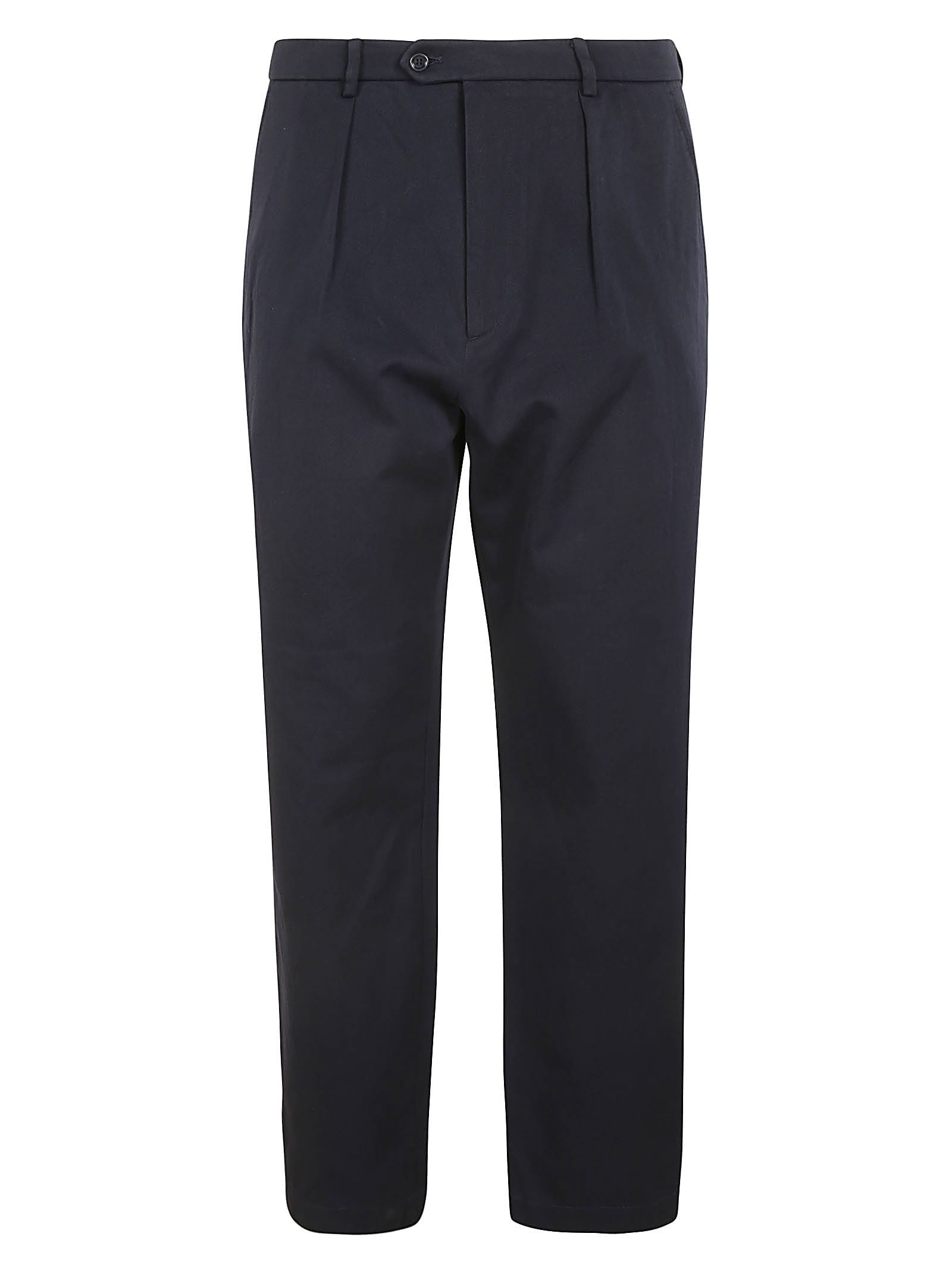 Gucci Classic Cropped Trousers In Blue