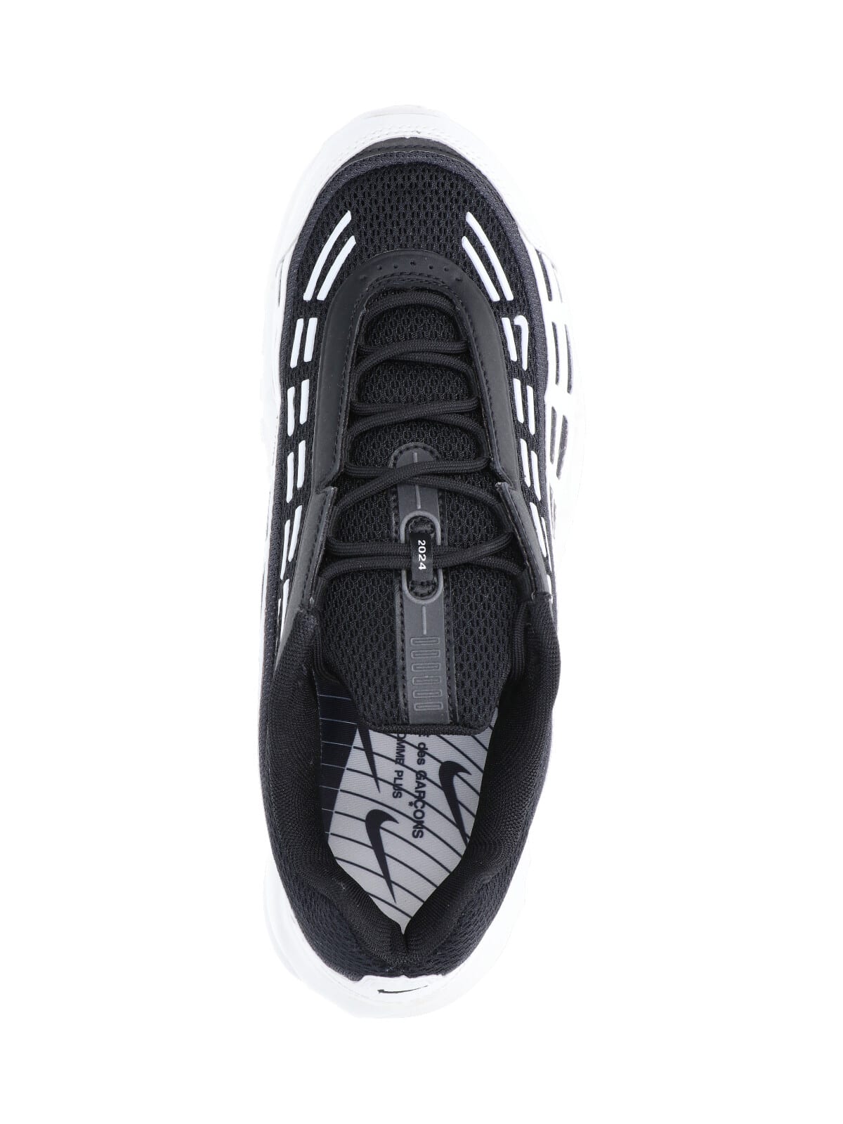 Comme Des Garçons Homme Deux Black & White Nike Edition Air Max Tl 2.5 Sp Sneakers In Black
