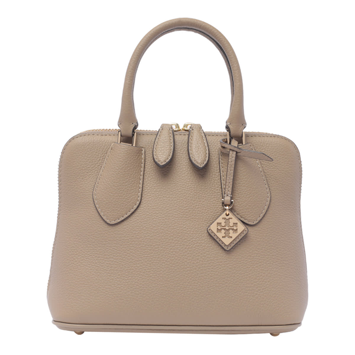 Shop Tory Burch Swing Mini Bag In Taupe Oak