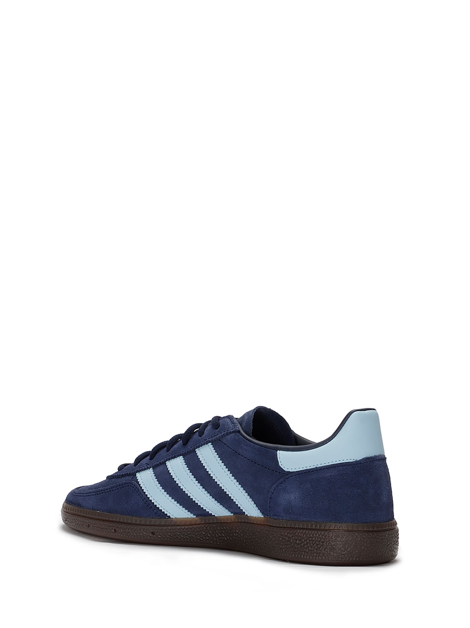 Adidas Originals Handball Spezial Suede And Leather Sneakers In Blue