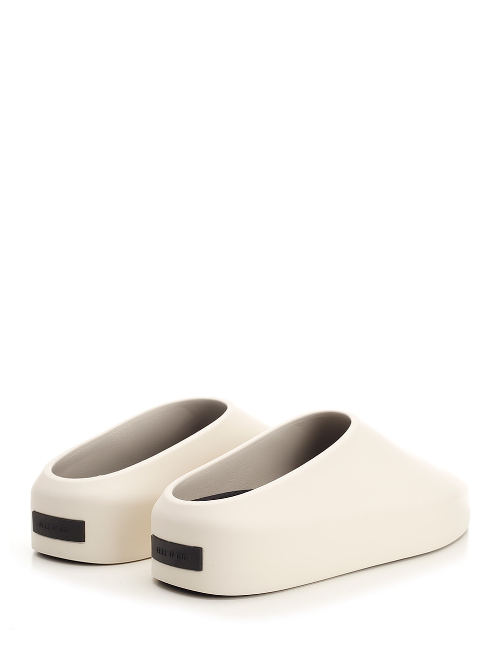 Shop Fear Of God Ivory California Slides In Cream